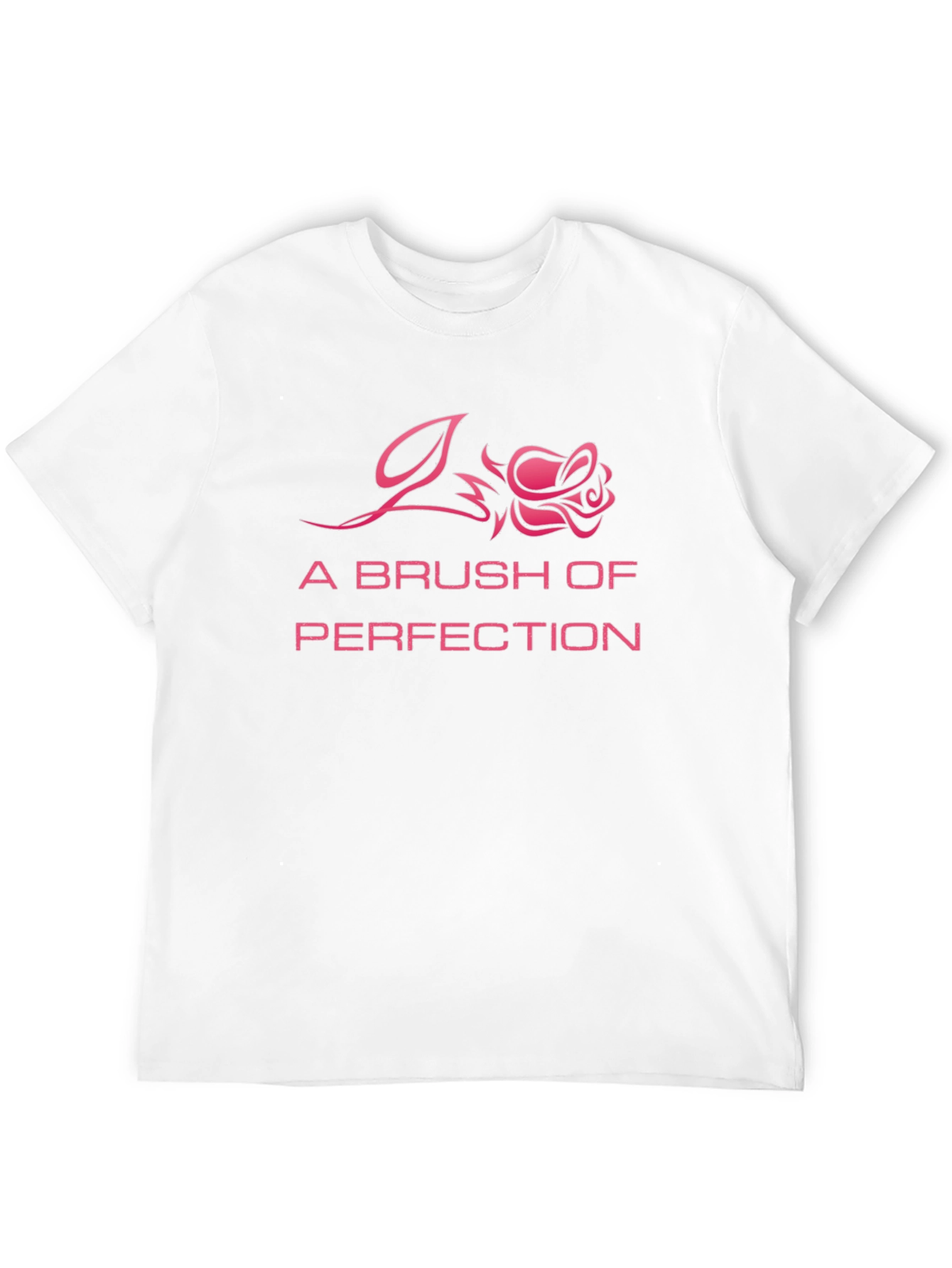 A Brush of Perfection Black Graphic T-Shirt
