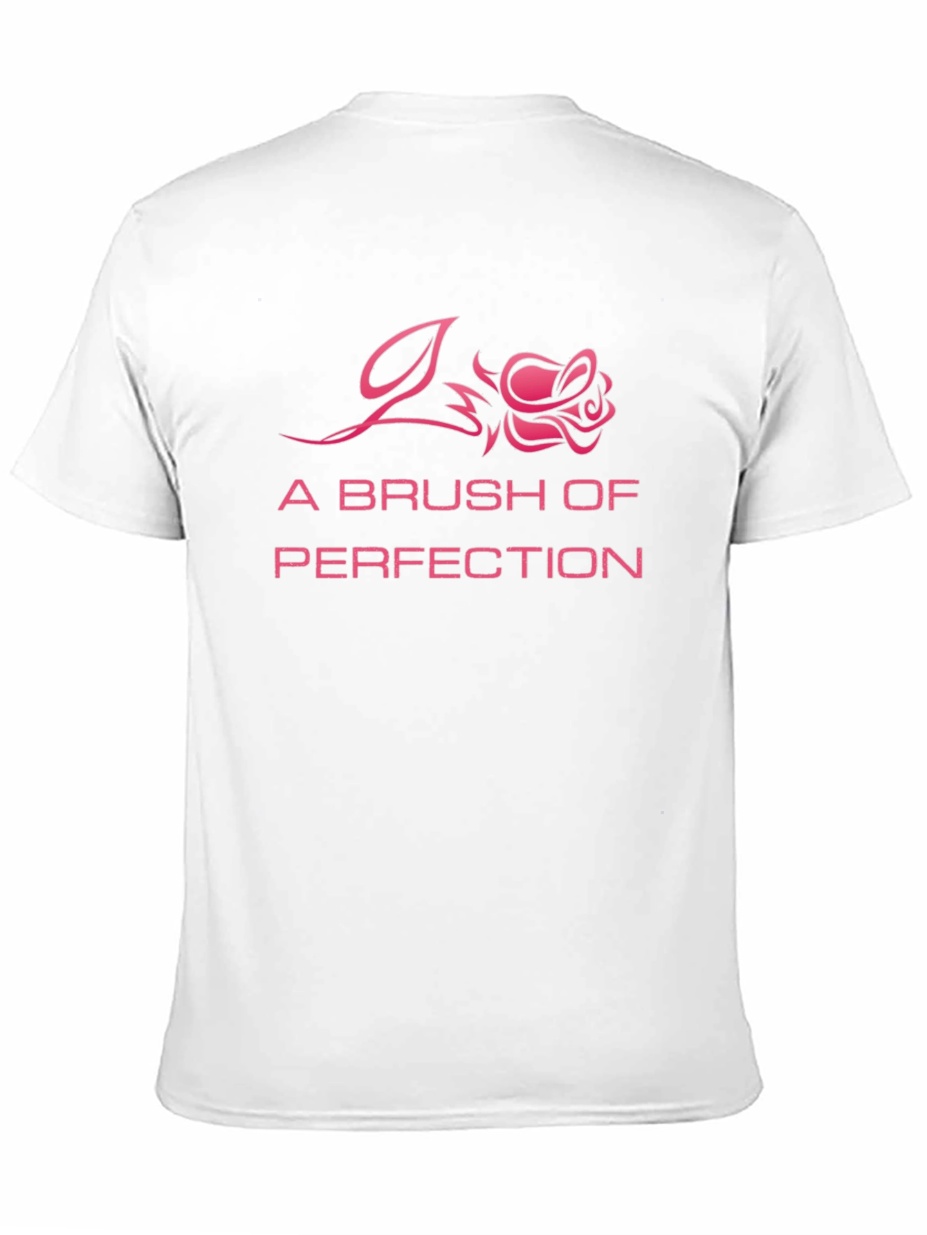 A Brush of Perfection Black Graphic T-Shirt
