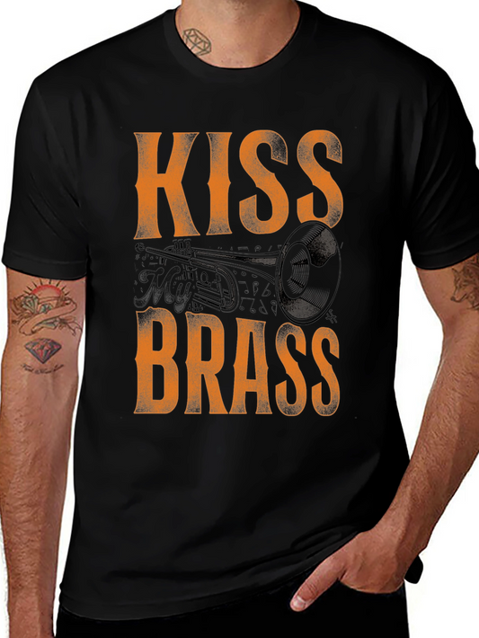 Kiss Brass T-Shirt - Music Lover Tee