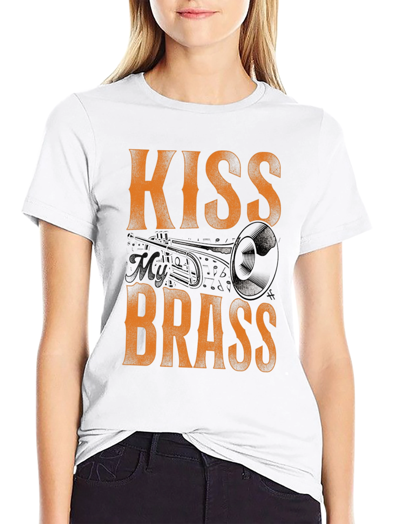 Kiss Brass T-Shirt - Music Lover Tee
