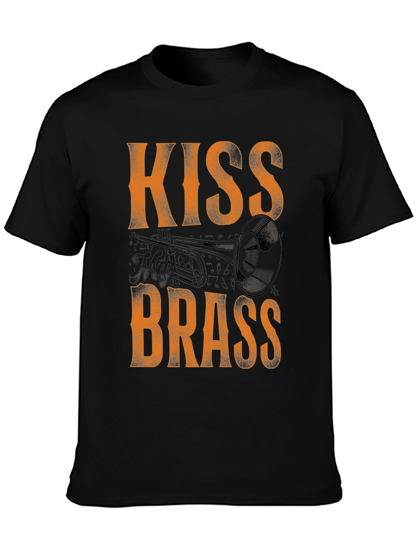 Kiss Brass T-Shirt - Music Lover Tee