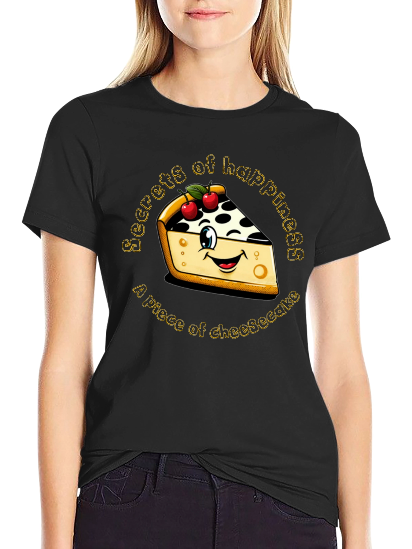 Cheesecake Happiness Graphic Tee