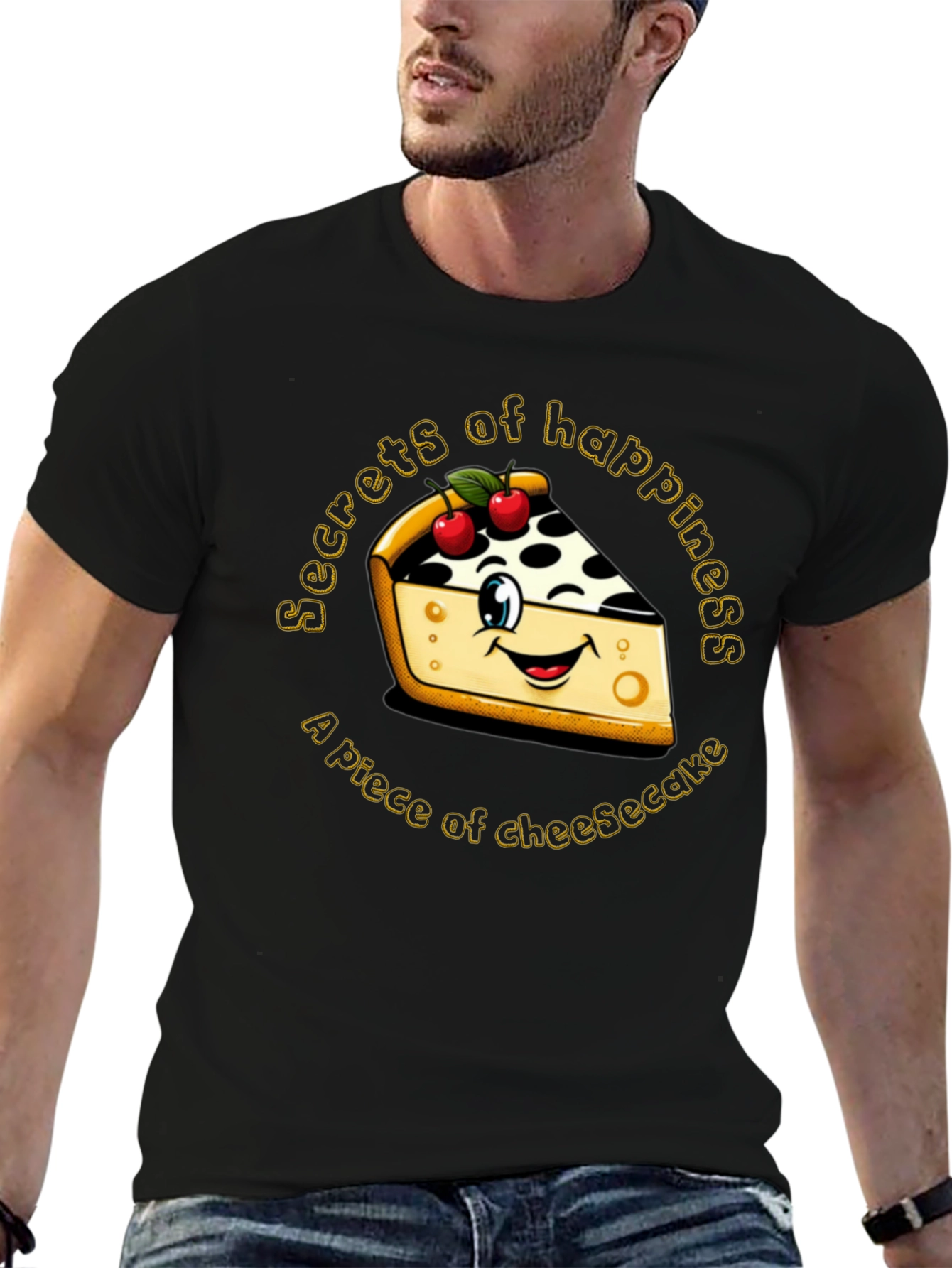 Cheesecake Happiness Graphic Tee