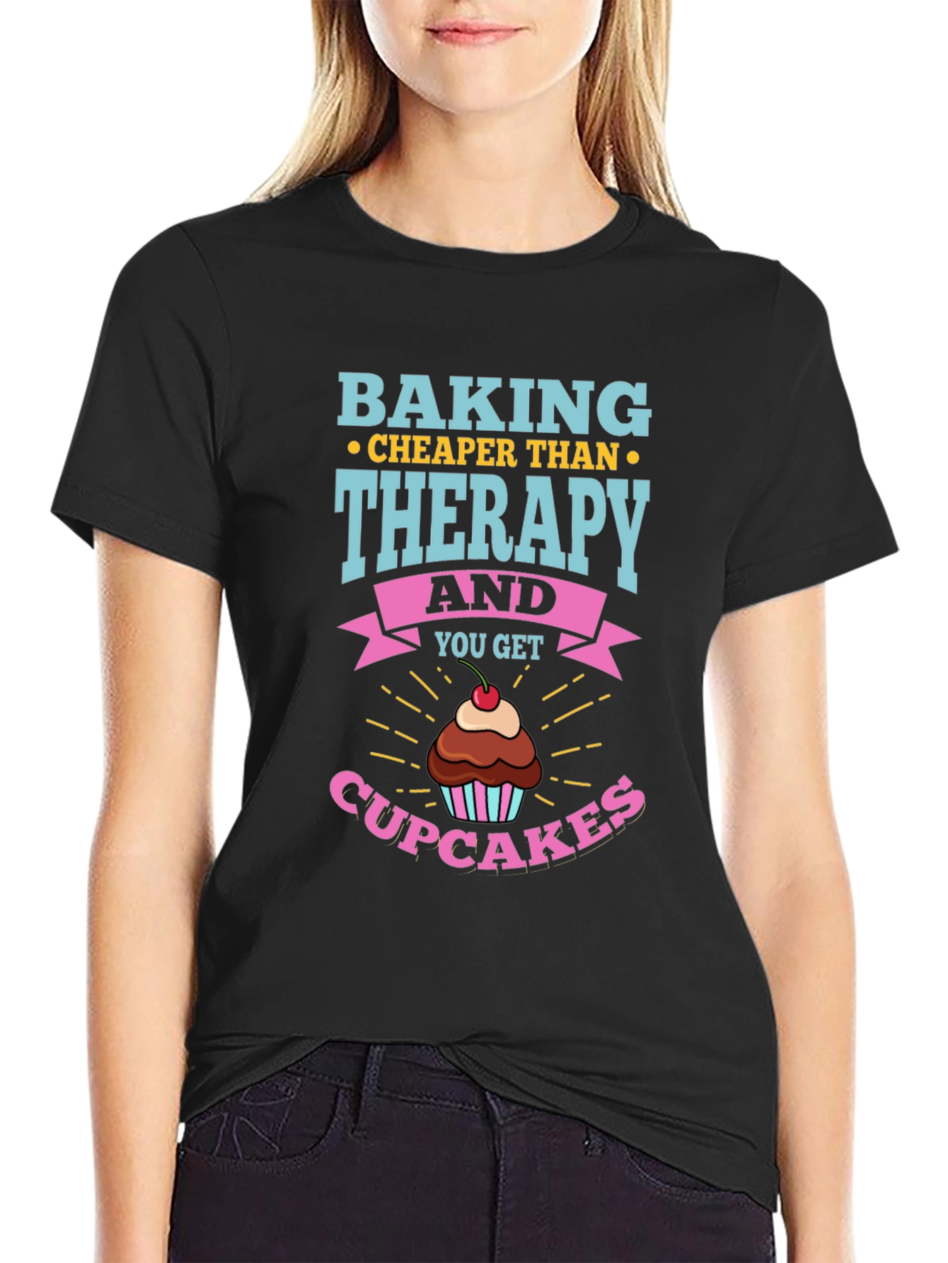Baking Cheaper Than Therapy T-Shirt