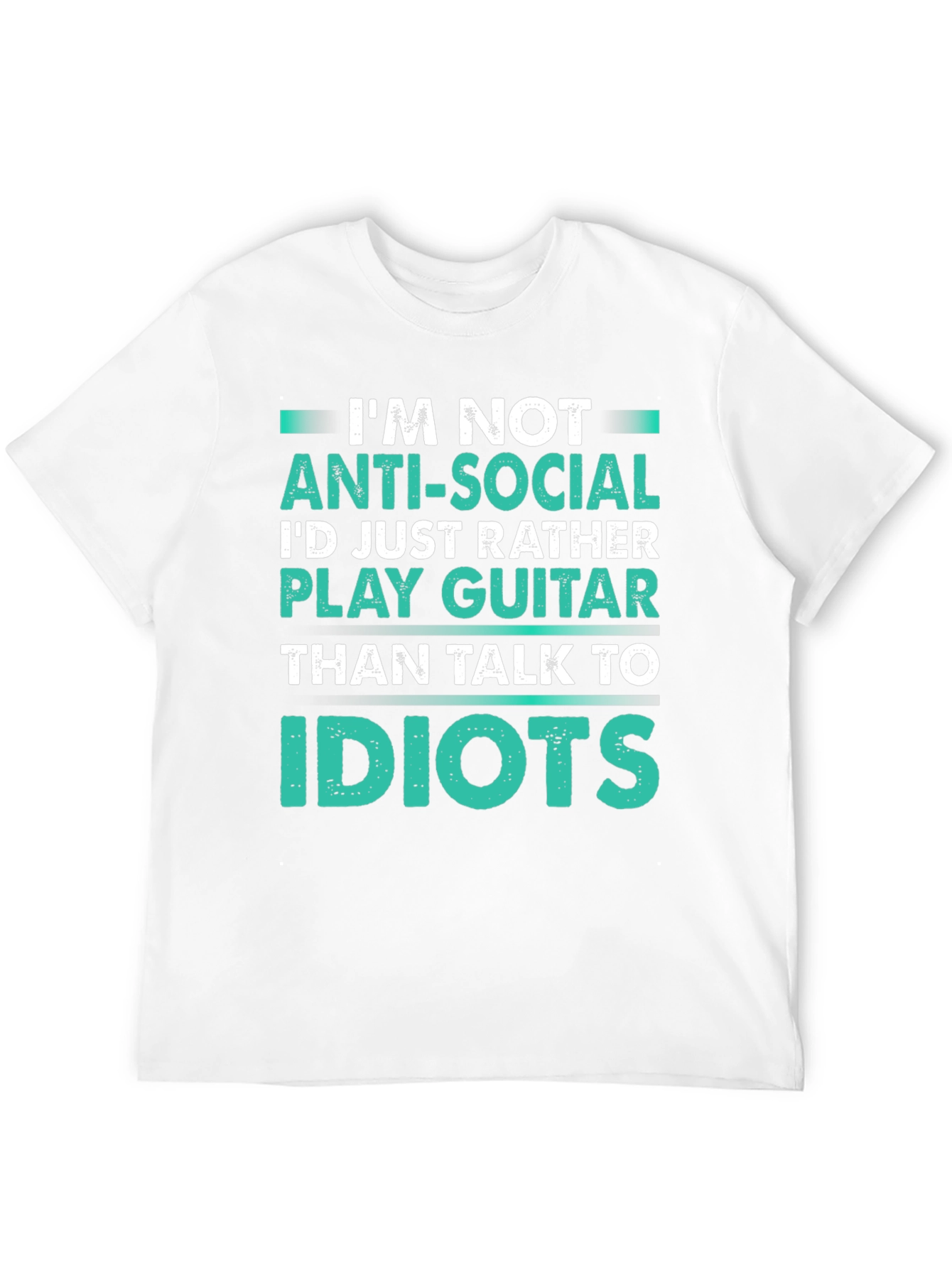 Anti-Social Guitar Player Graphic Tee