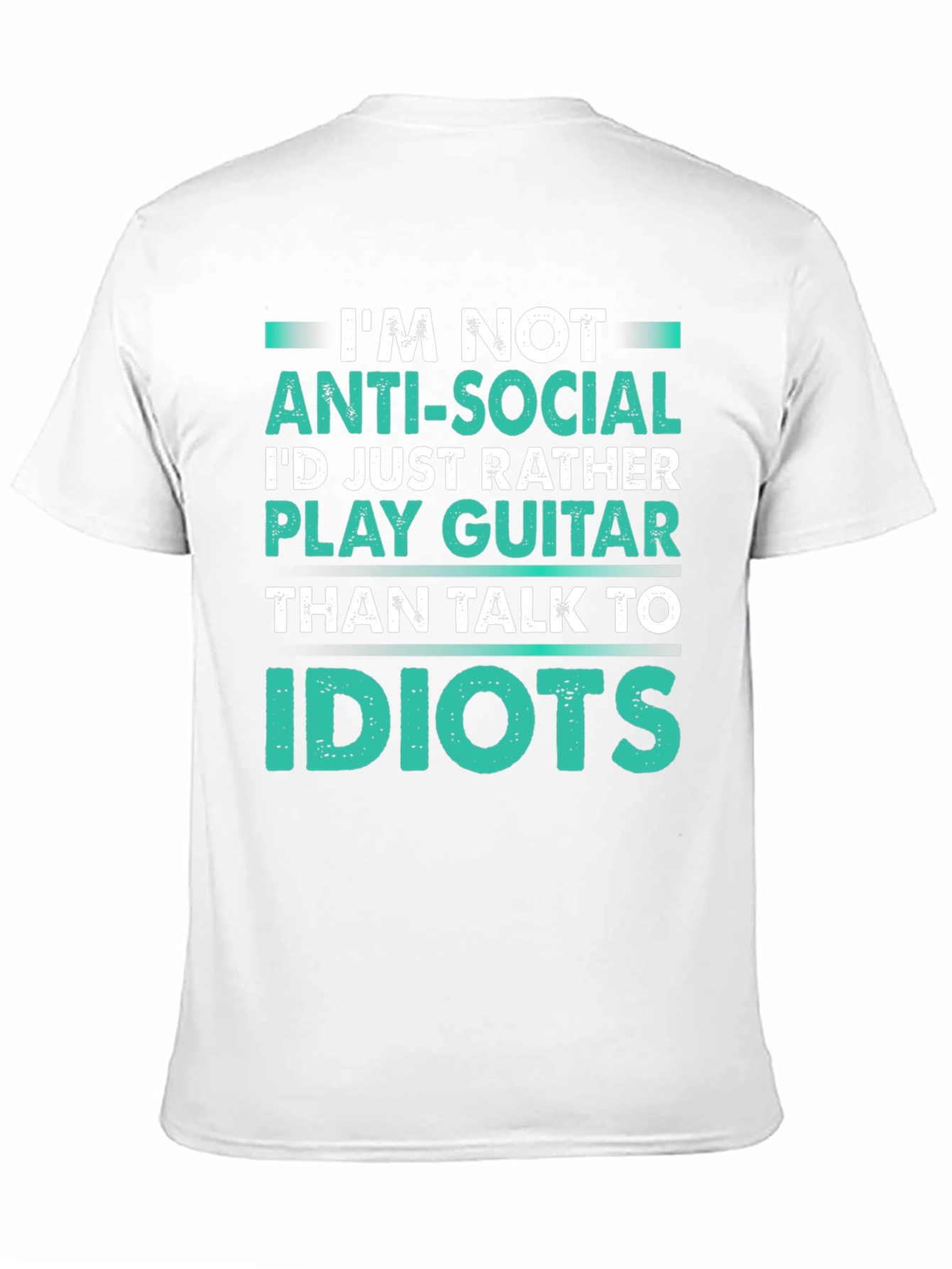 Anti-Social Guitar Player Graphic Tee