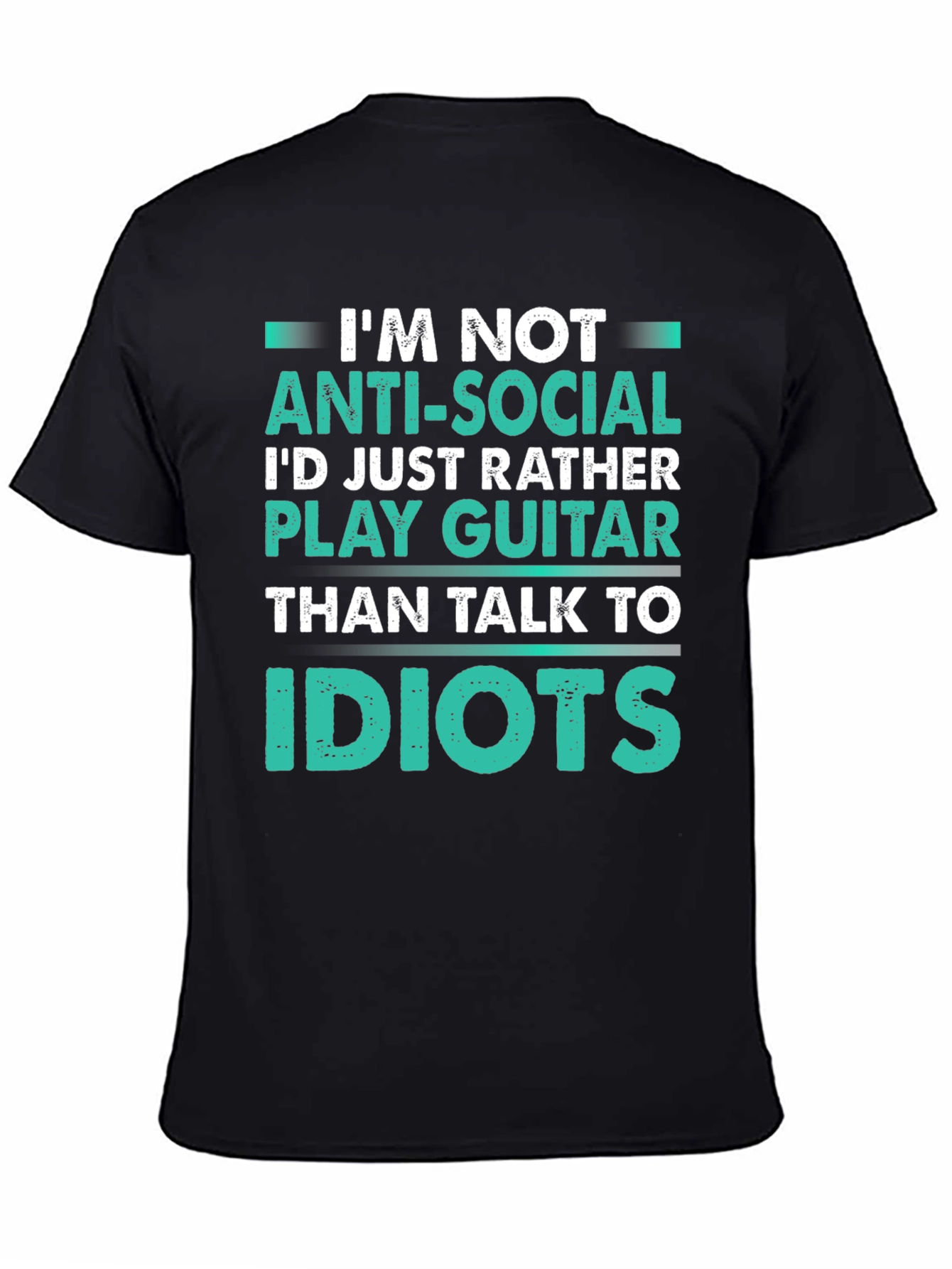 Anti-Social Guitar Player Graphic Tee