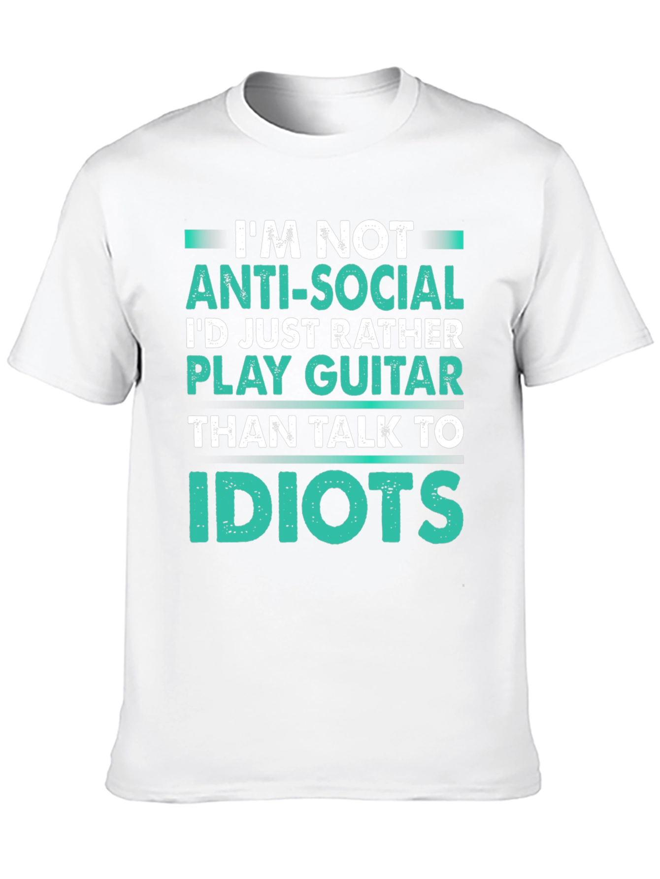 Anti-Social Guitar Player Graphic Tee