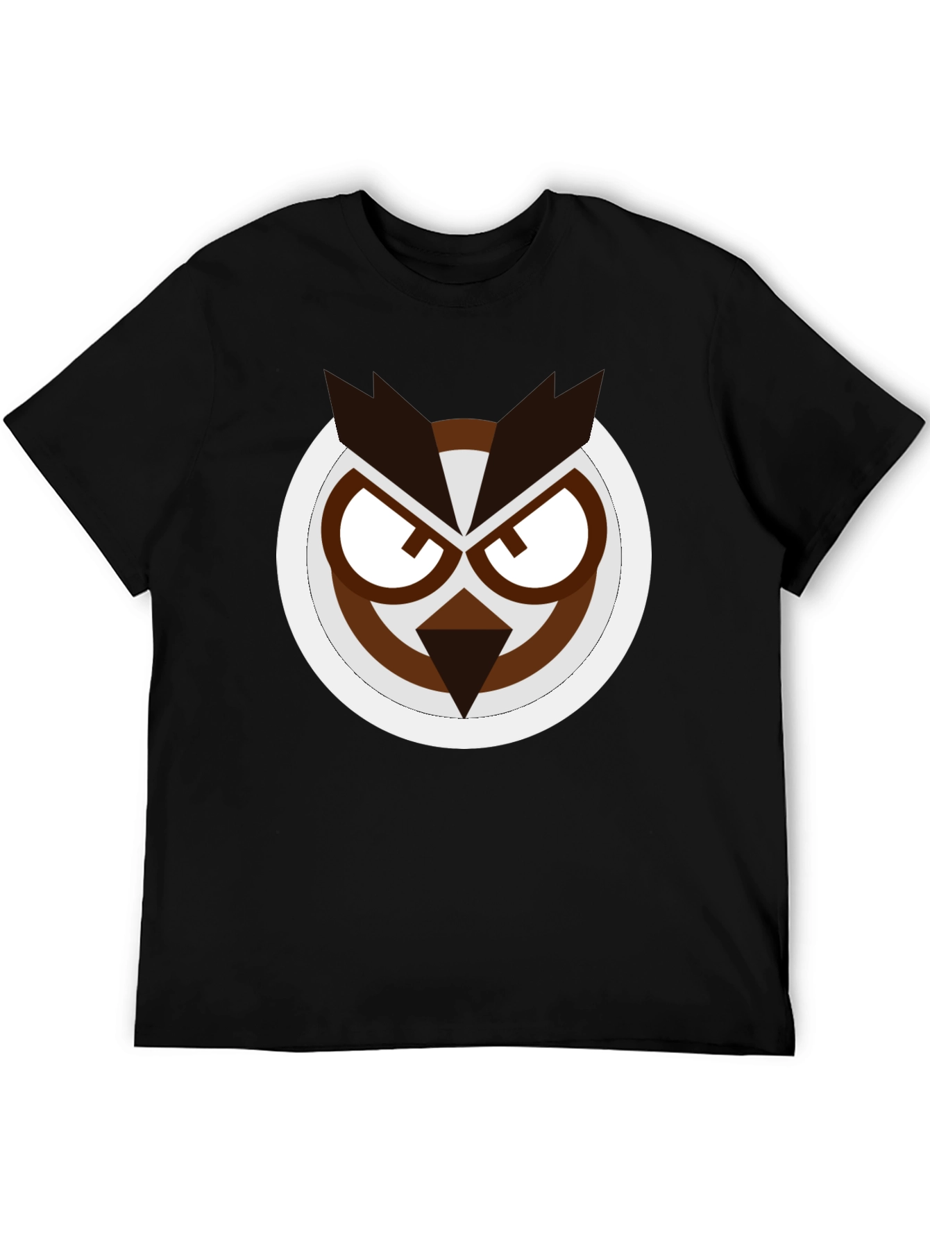Owl Graphic Black T-Shirt