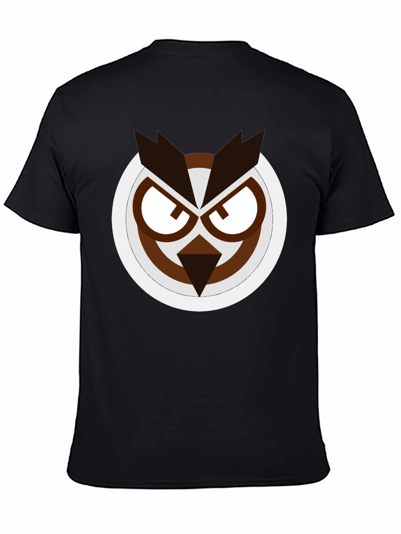 Owl Graphic Black T-Shirt