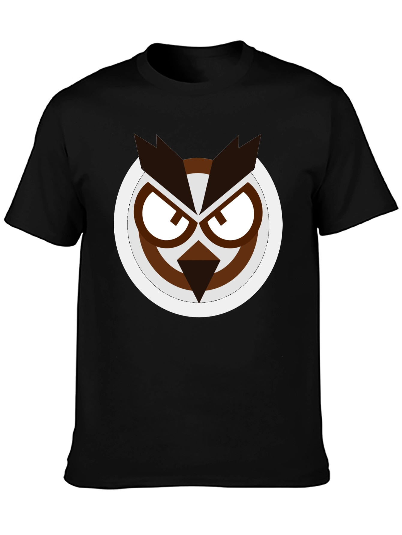 Owl Graphic Black T-Shirt