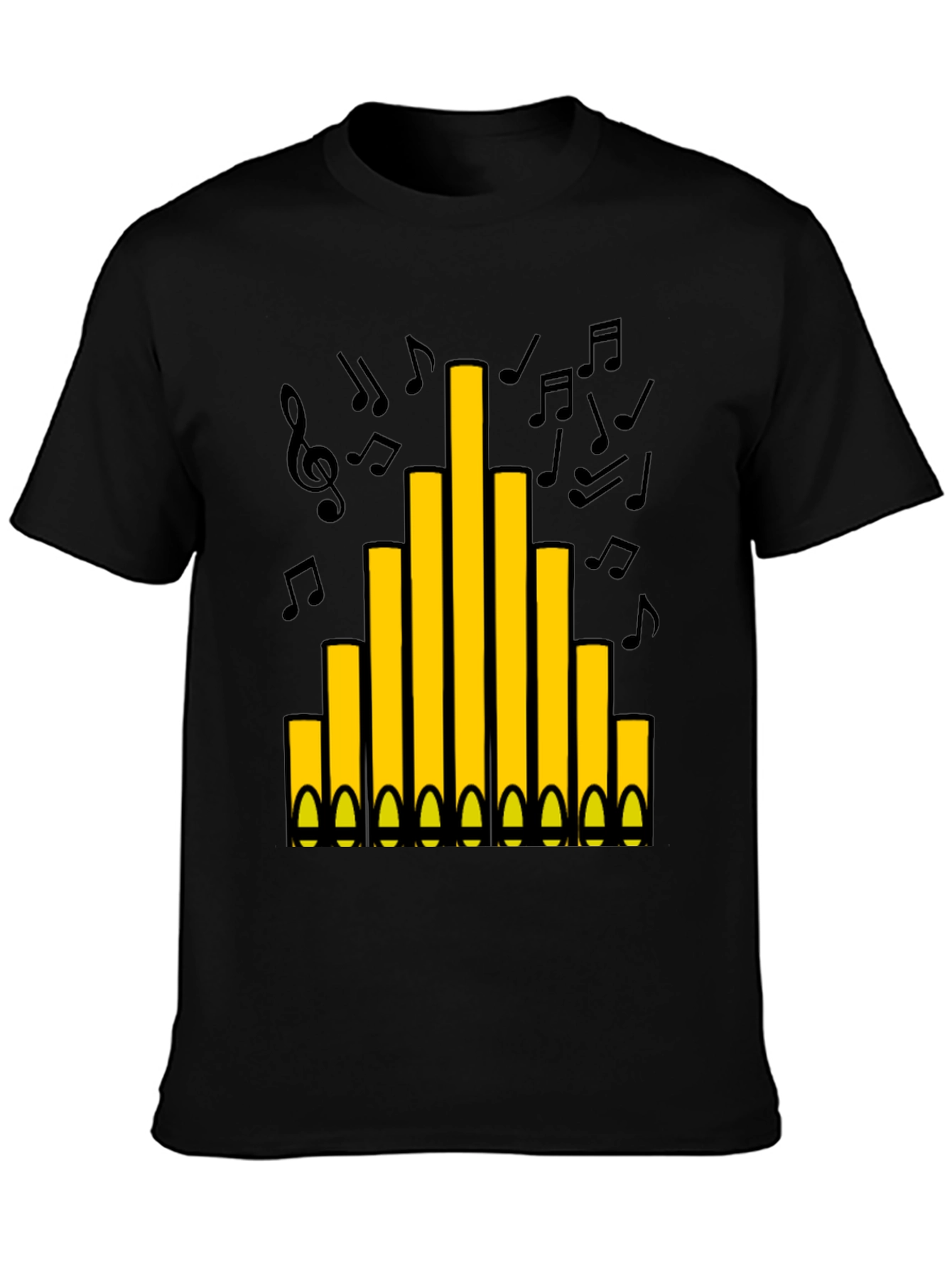 Organ Pipes T-Shirt - Musical Instrument Tee