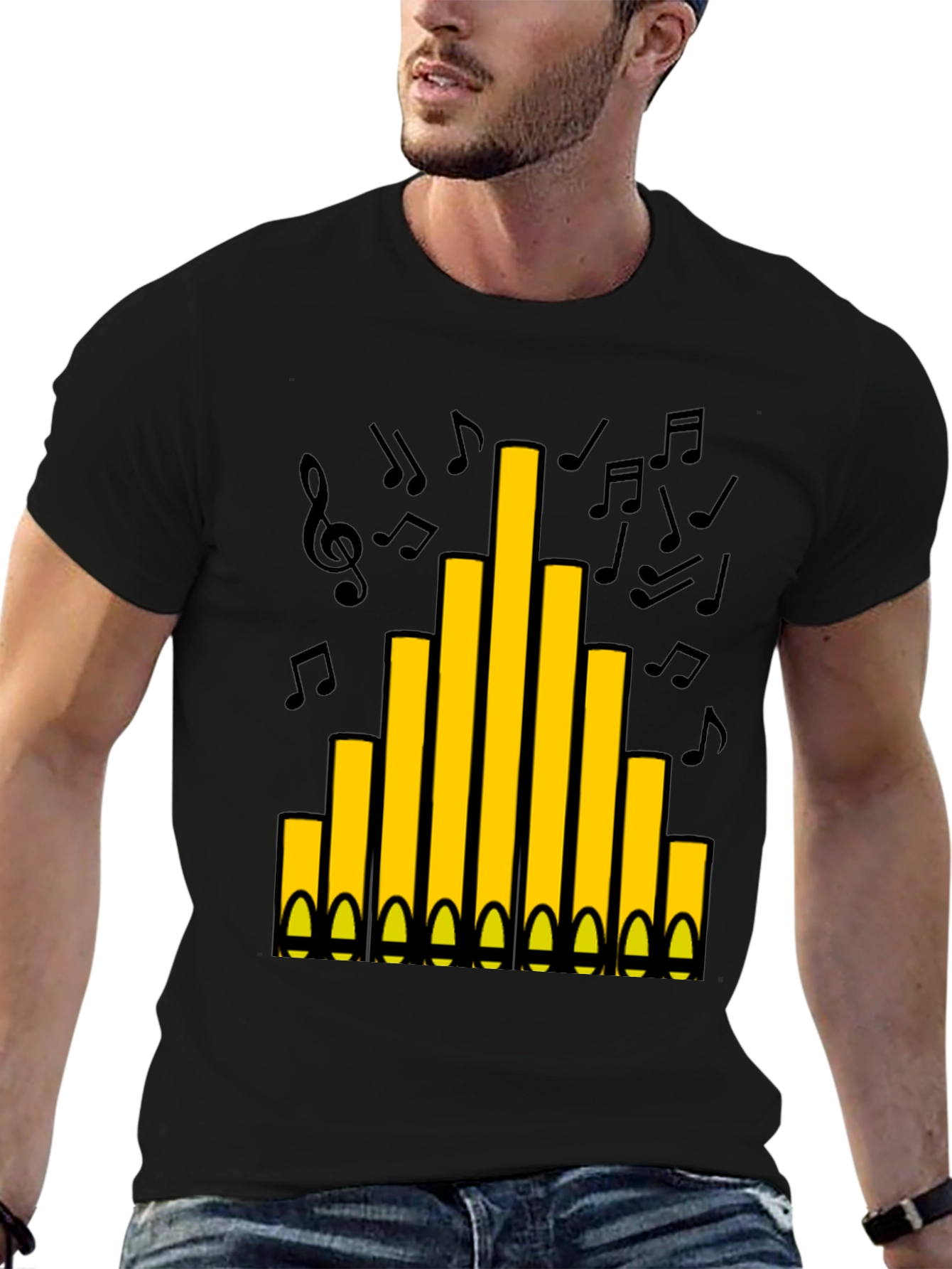 Organ Pipes T-Shirt - Musical Instrument Tee