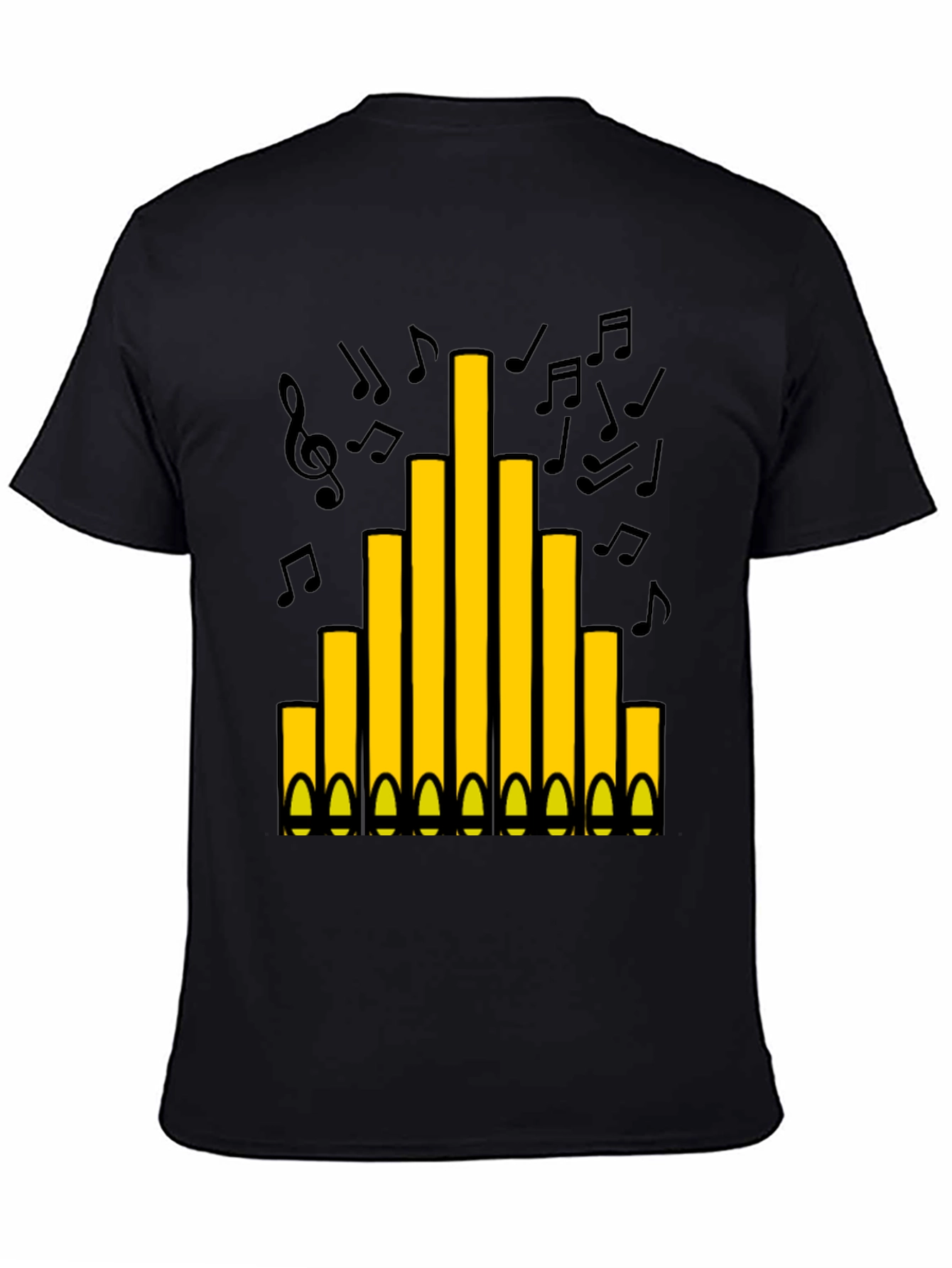 Organ Pipes T-Shirt - Musical Instrument Tee