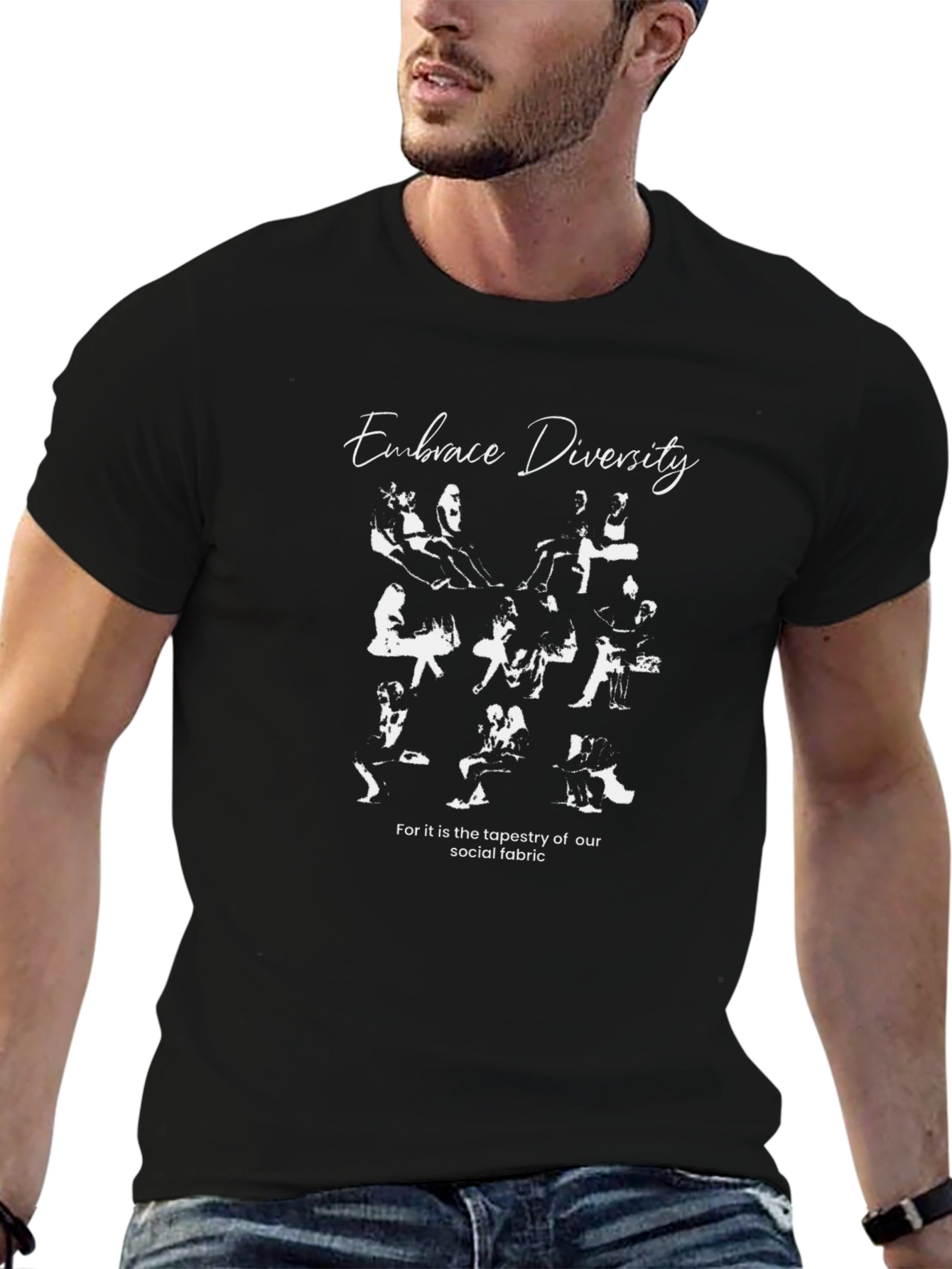 Embrace Diversity Graphic T-Shirt