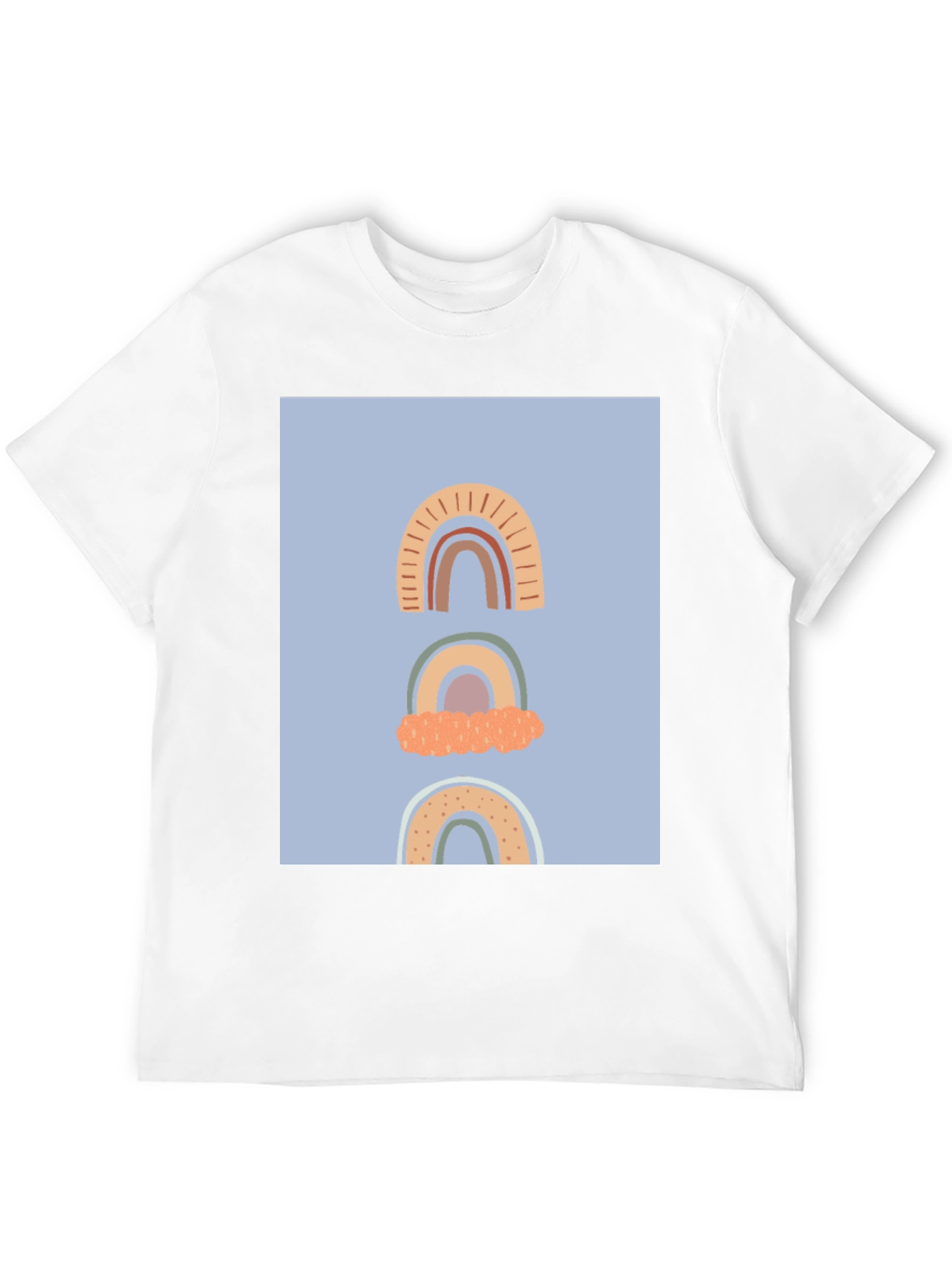 Rainbow Graphic Black T-Shirt