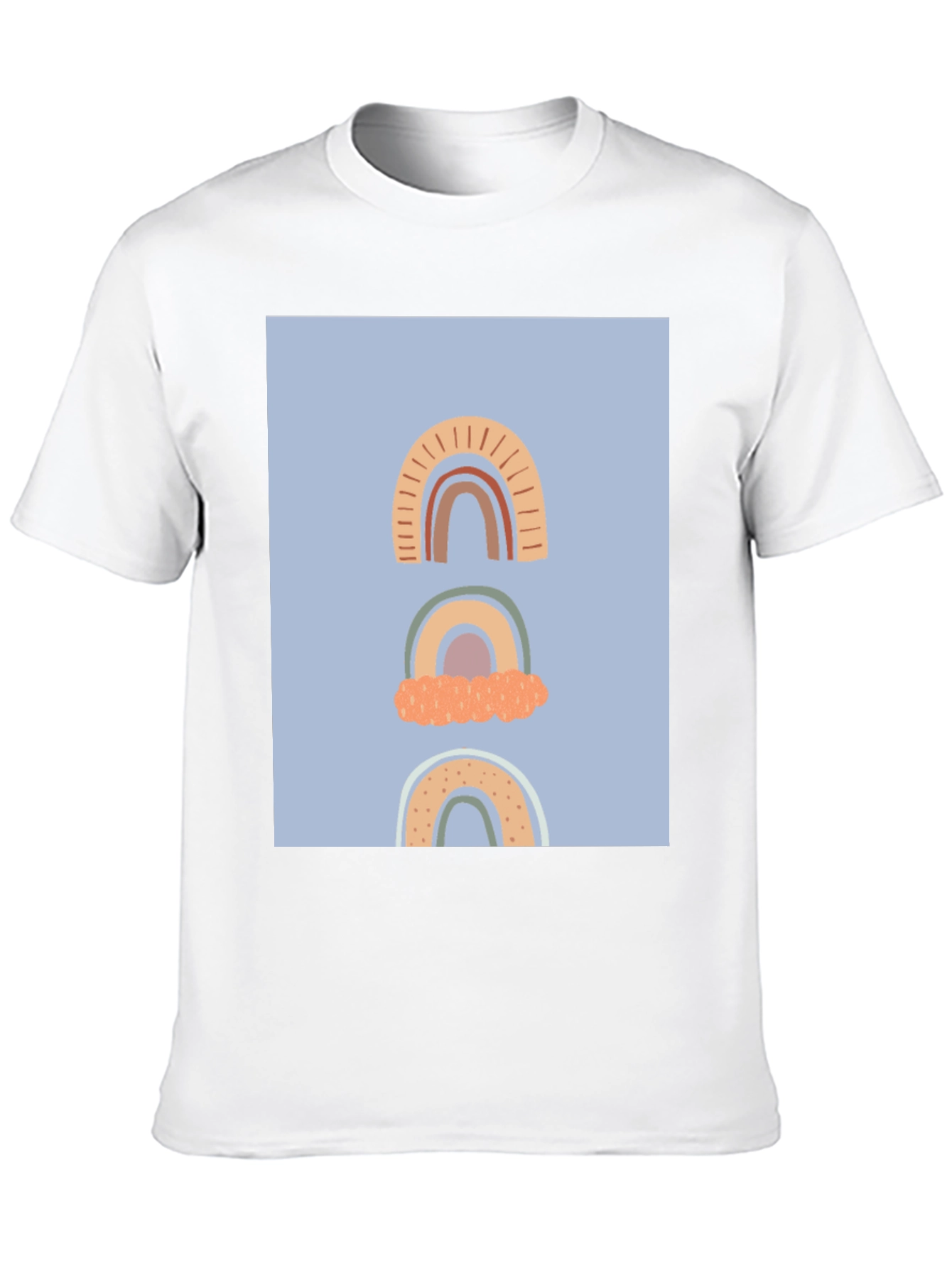 Rainbow Graphic Black T-Shirt