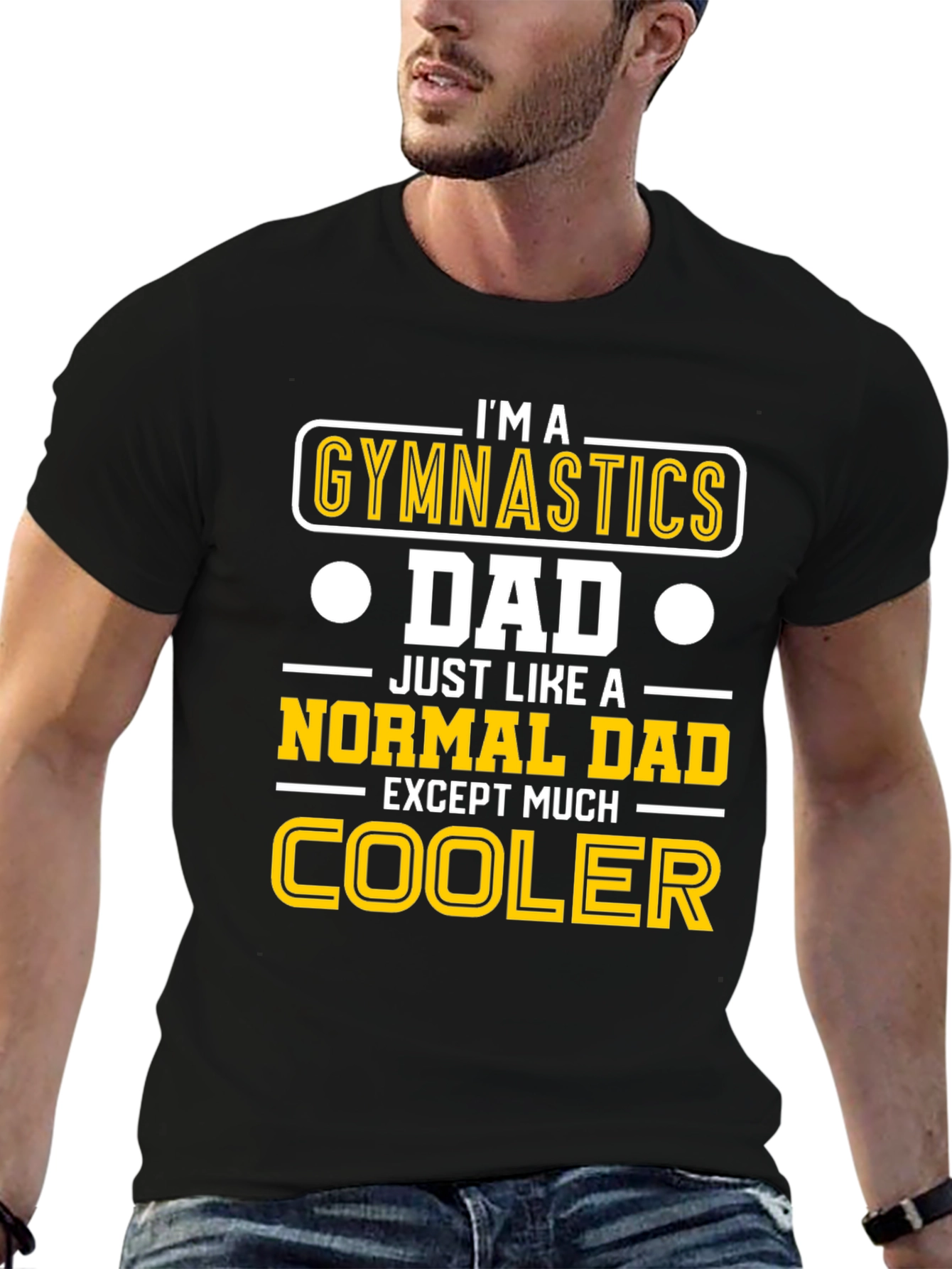 Gymnastics Dad T-Shirt - Cool Dad Edition!