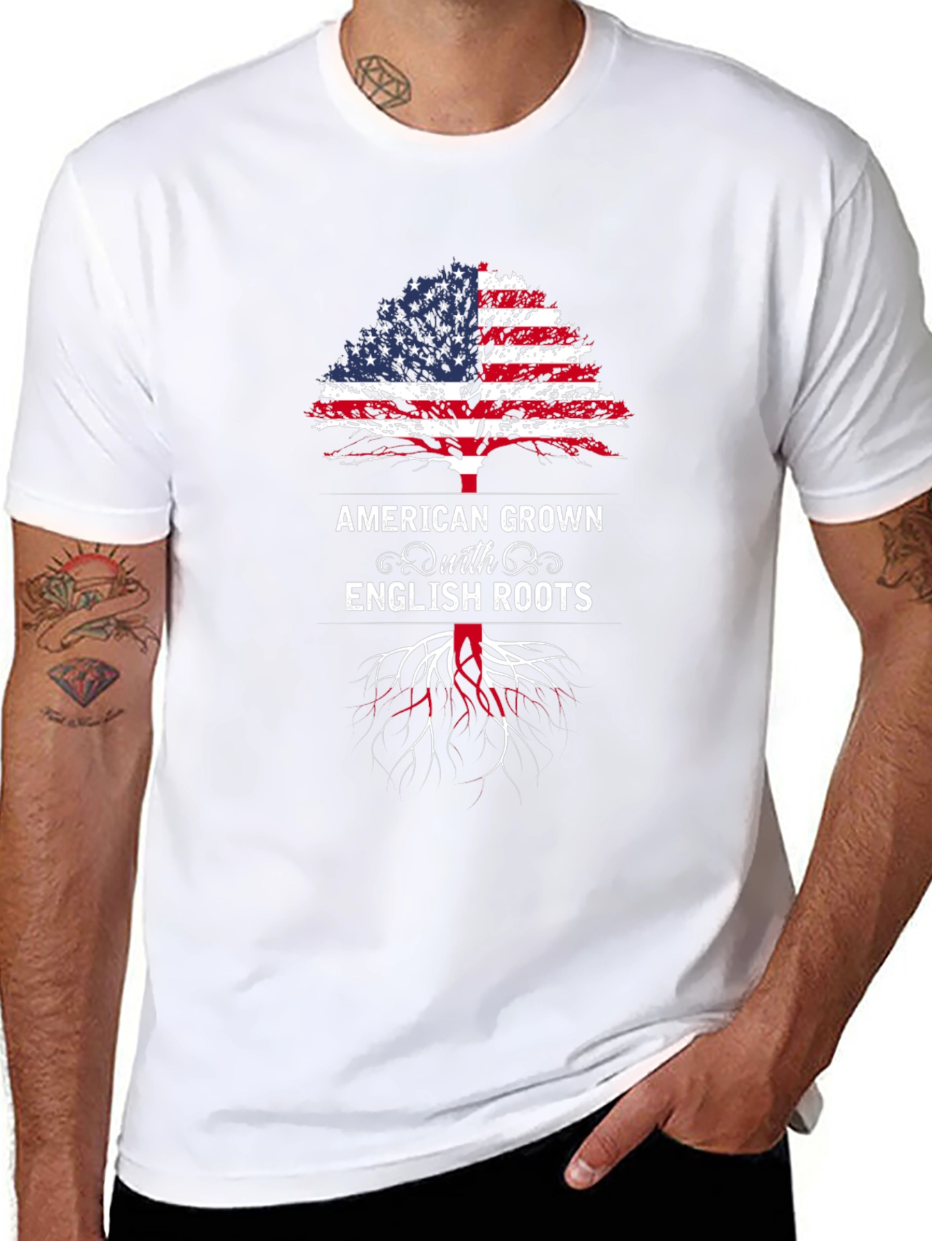 American Grown With English Roots T-Shirt