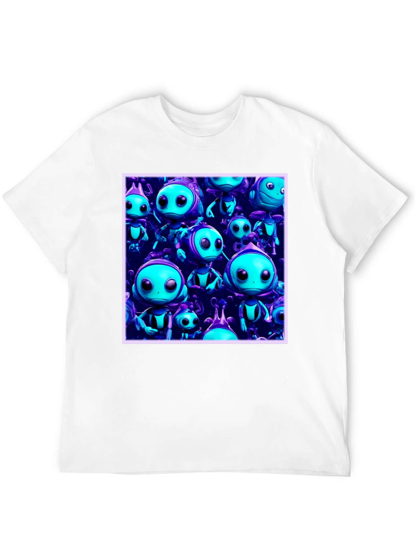 Funky Alien Graphic Tee - Black