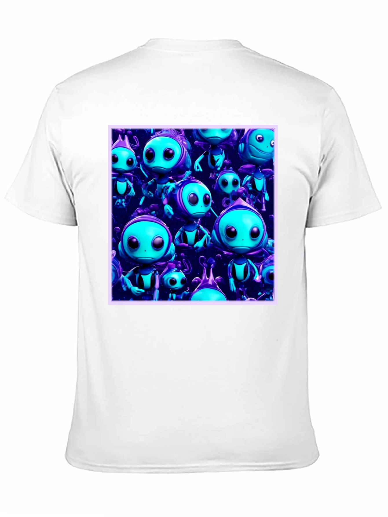 Funky Alien Graphic Tee - Black