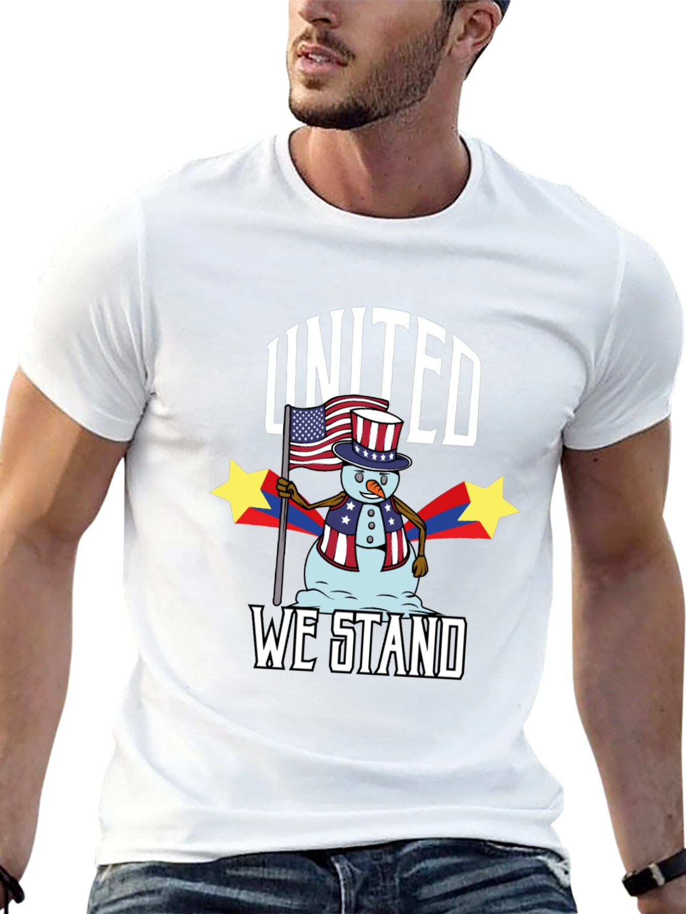 United We Stand Patriotic T-Shirt