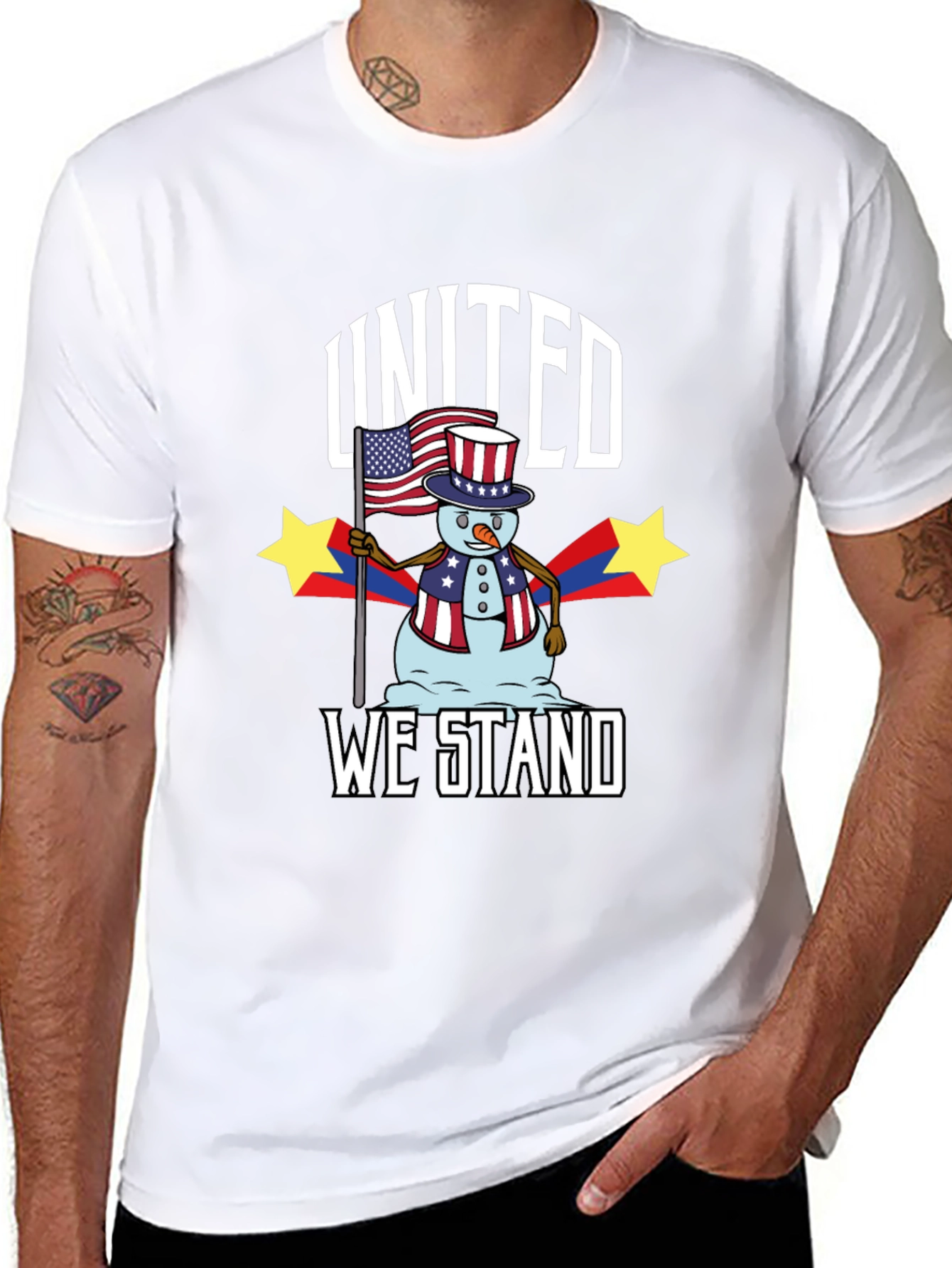 United We Stand Patriotic T-Shirt