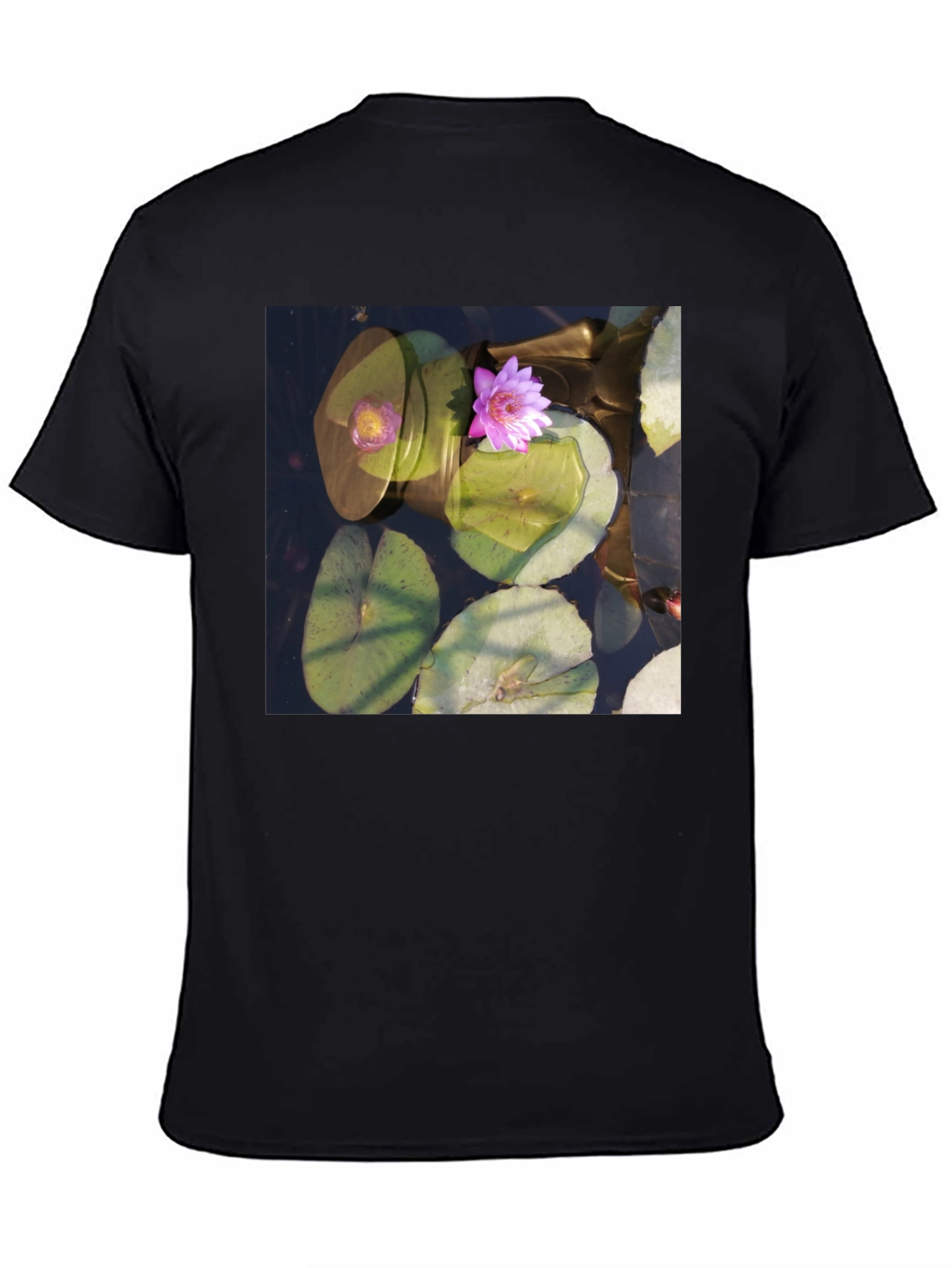 Lotus Pond Graphic Tee - Nature Inspired Design