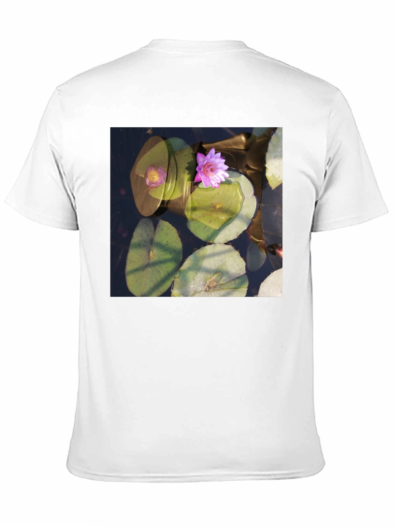 Lotus Pond Graphic Tee - Nature Inspired Design