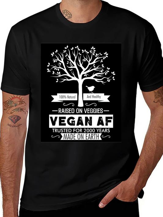Vegan AF T-Shirt - 100% Natural Made on Earth Tee
