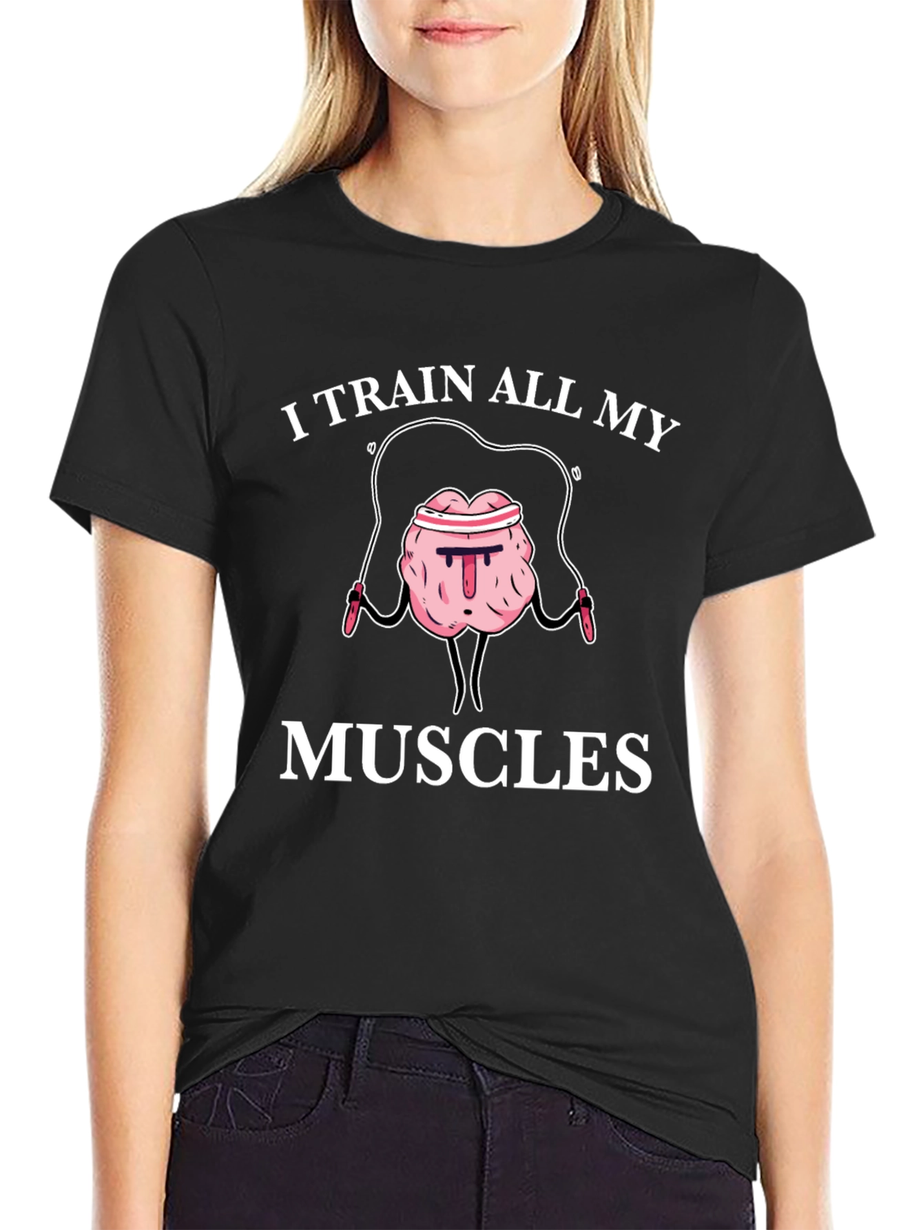 Train All My Muscles Brain T-Shirt