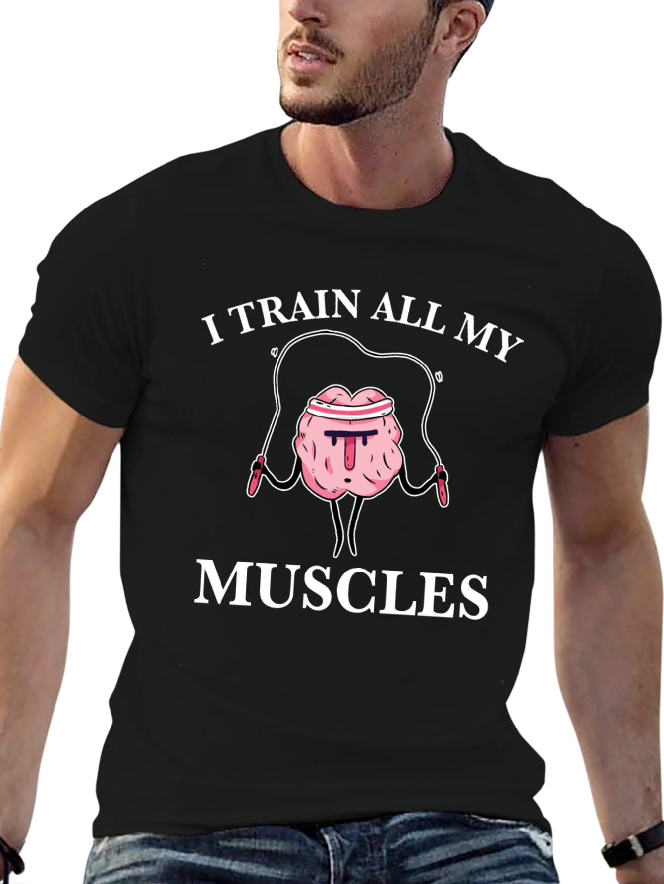 Train All My Muscles Brain T-Shirt