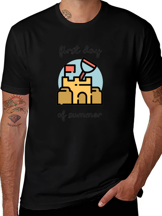 Sandcastle T-Shirt - Beach Fun Design