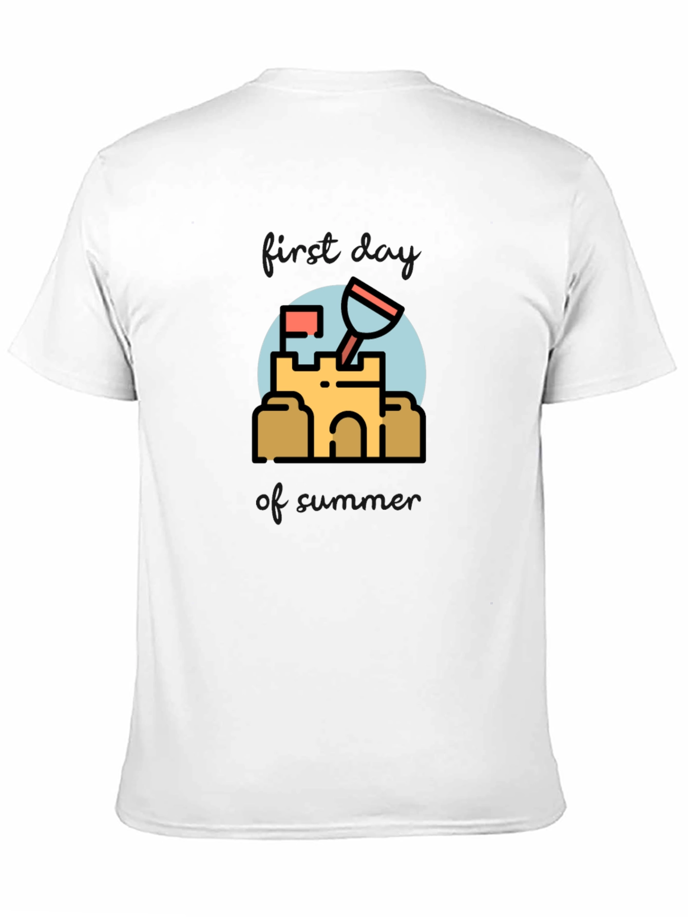 Sandcastle T-Shirt - Beach Fun Design