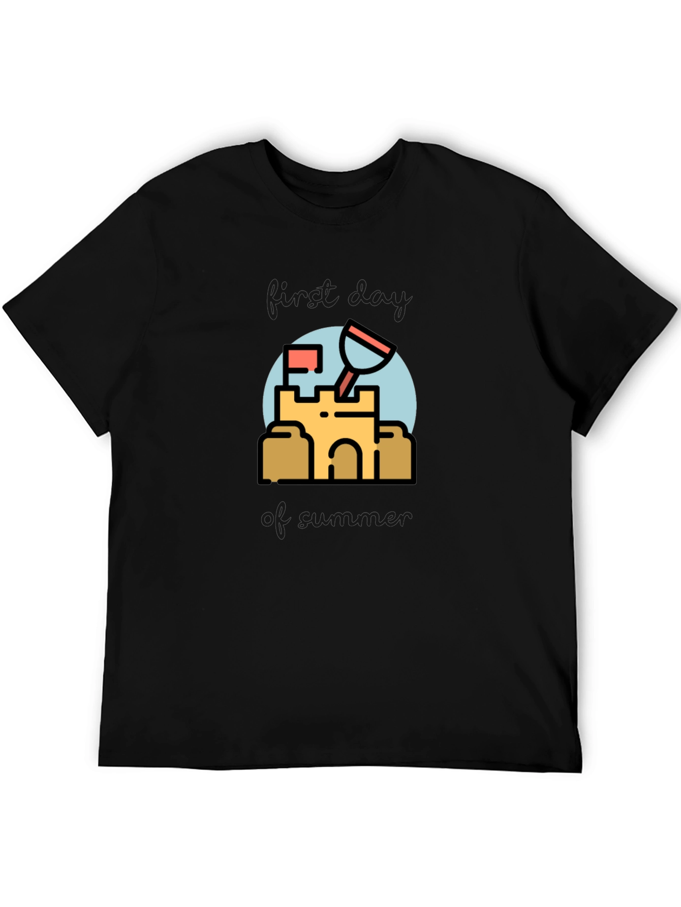 Sandcastle T-Shirt - Beach Fun Design