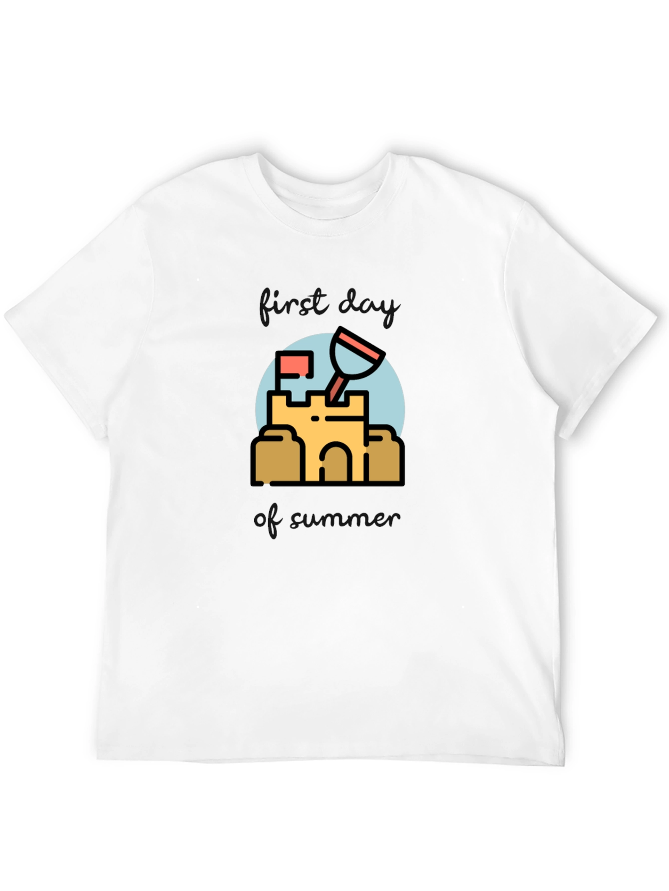 Sandcastle T-Shirt - Beach Fun Design