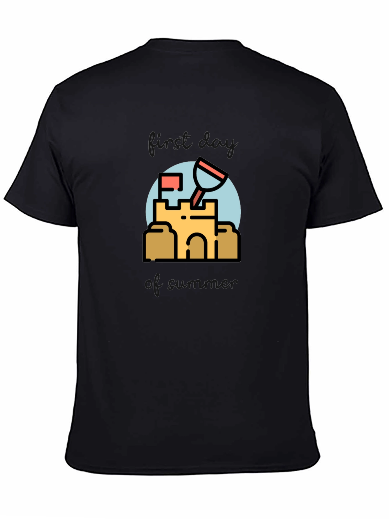 Sandcastle T-Shirt - Beach Fun Design