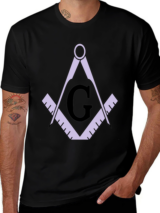 Masonic T-Shirt Square and Compasses Graphic Tee