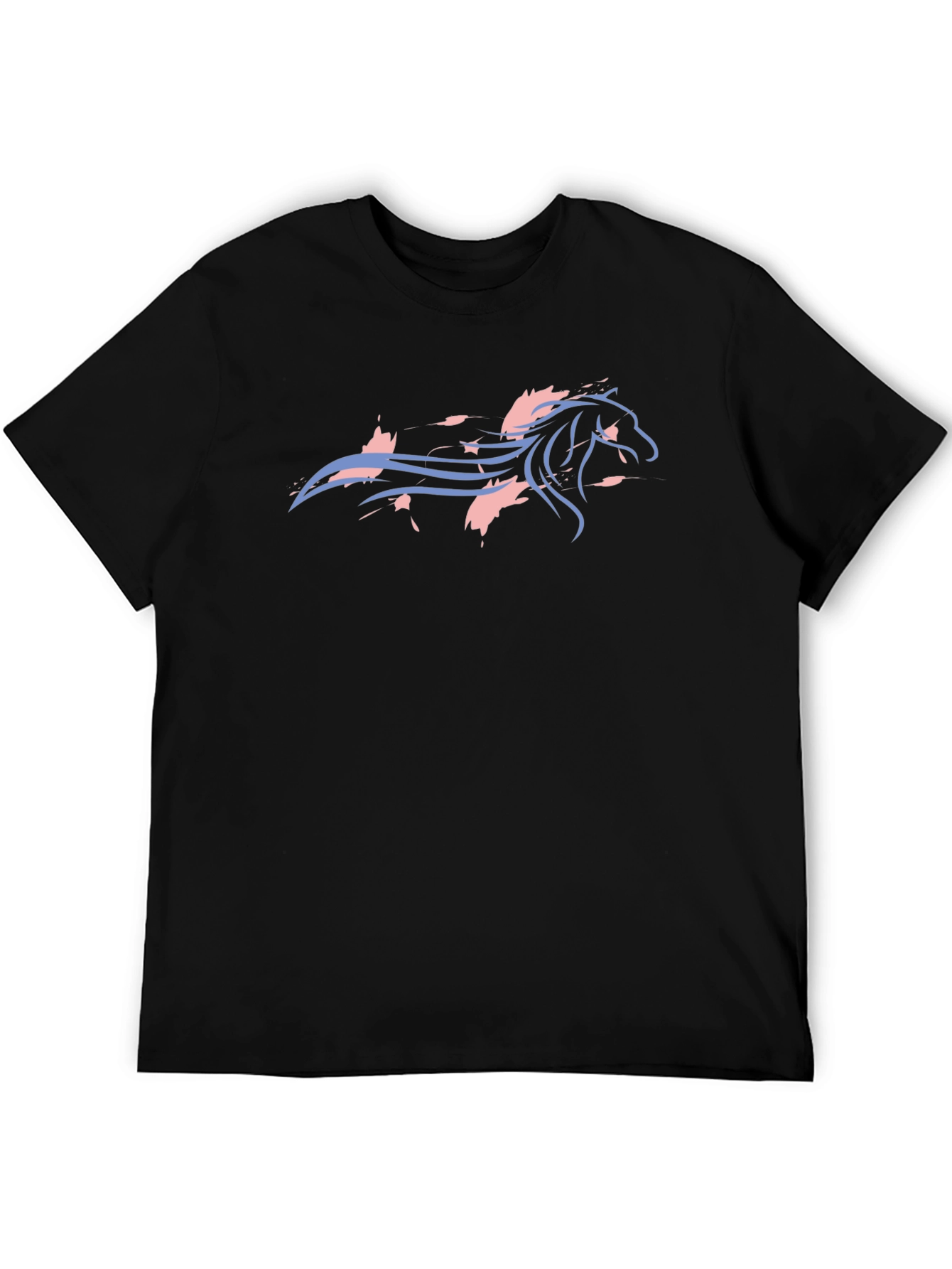Horse Graphic T-Shirt - Unisex Black Tee