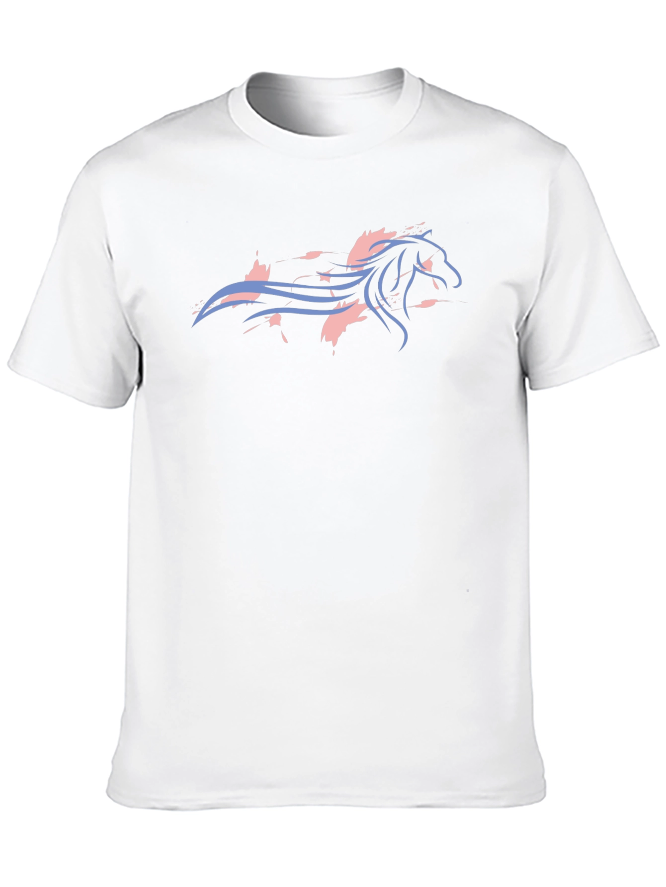 Horse Graphic T-Shirt - Unisex Black Tee