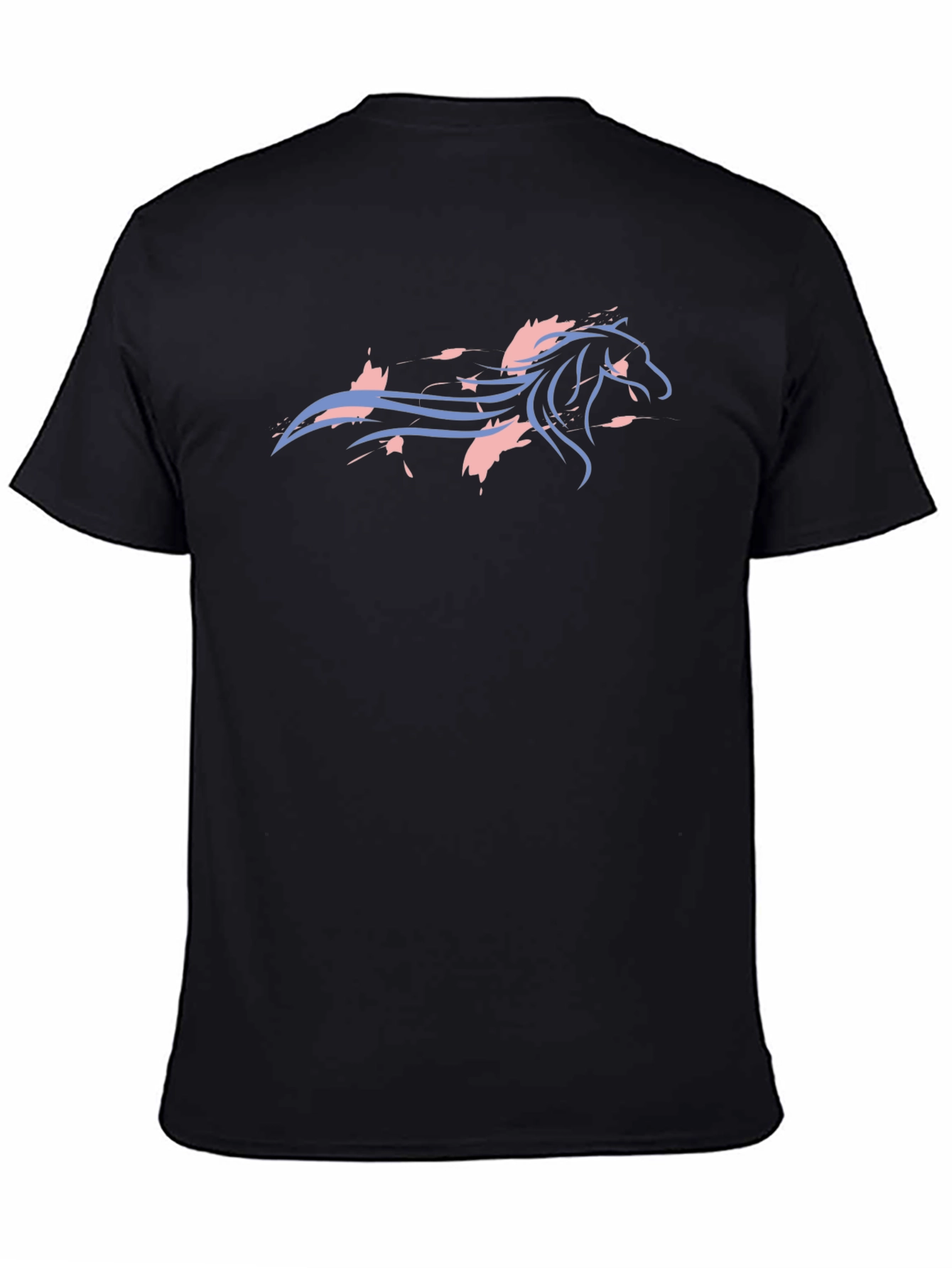 Horse Graphic T-Shirt - Unisex Black Tee