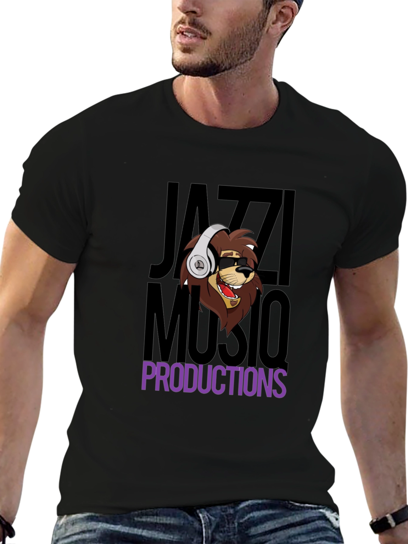 Jazz Music Productions Black T-Shirt