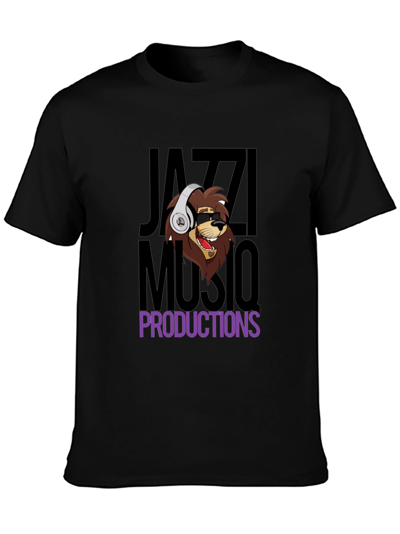 Jazz Music Productions Black T-Shirt
