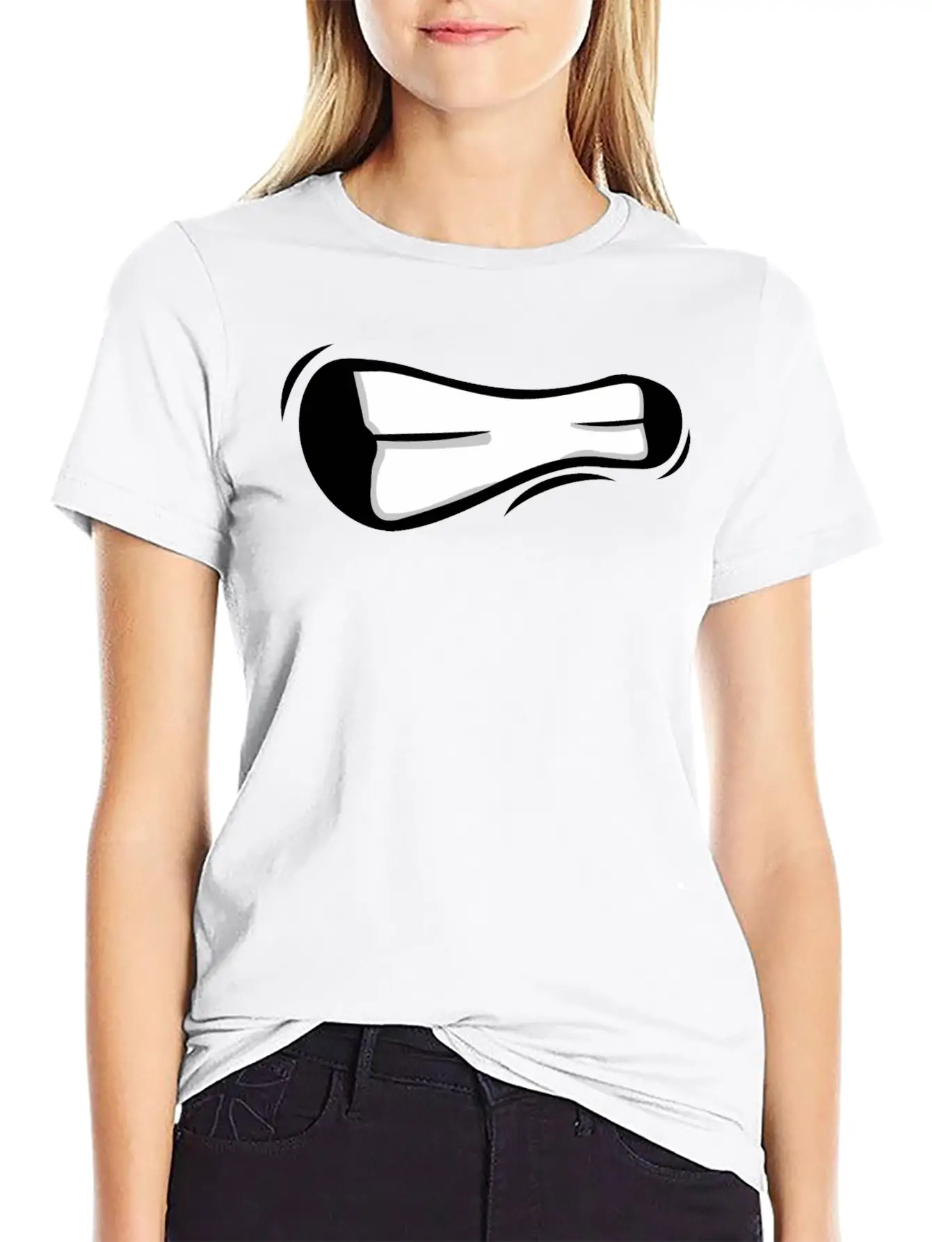 Face Laugh Teeth Grimace Grimace Unisex Casual T-Shirt – Clean Design For Daily Comfort