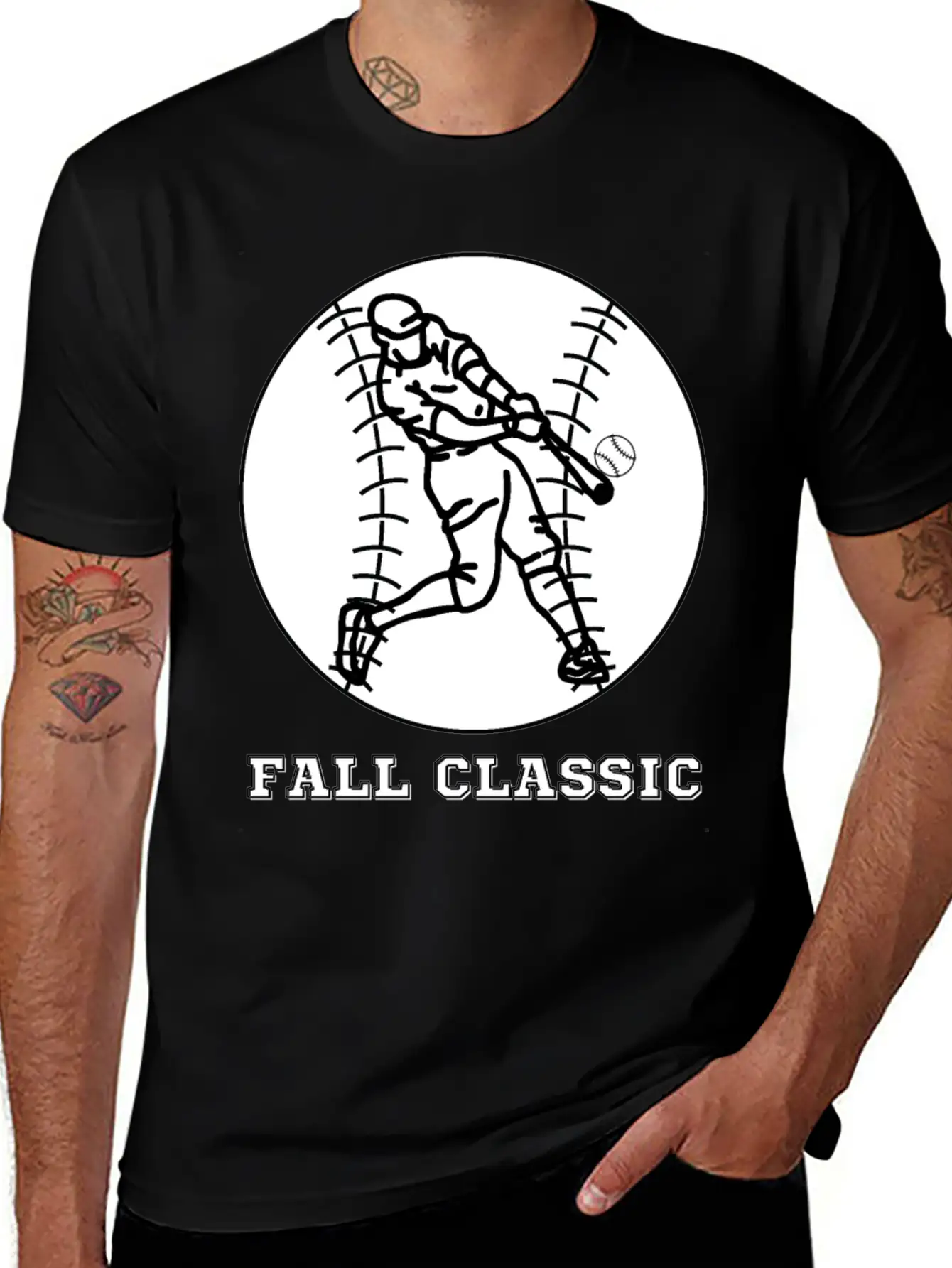 FALL CLASSIC, I LOVE BASEBAL. Unisex Casual T-Shirt – Clean Design For Daily Comfort