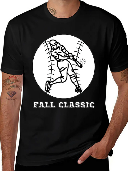 FALL CLASSIC, I LOVE BASEBAL. Unisex Casual T-Shirt – Clean Design For Daily Comfort