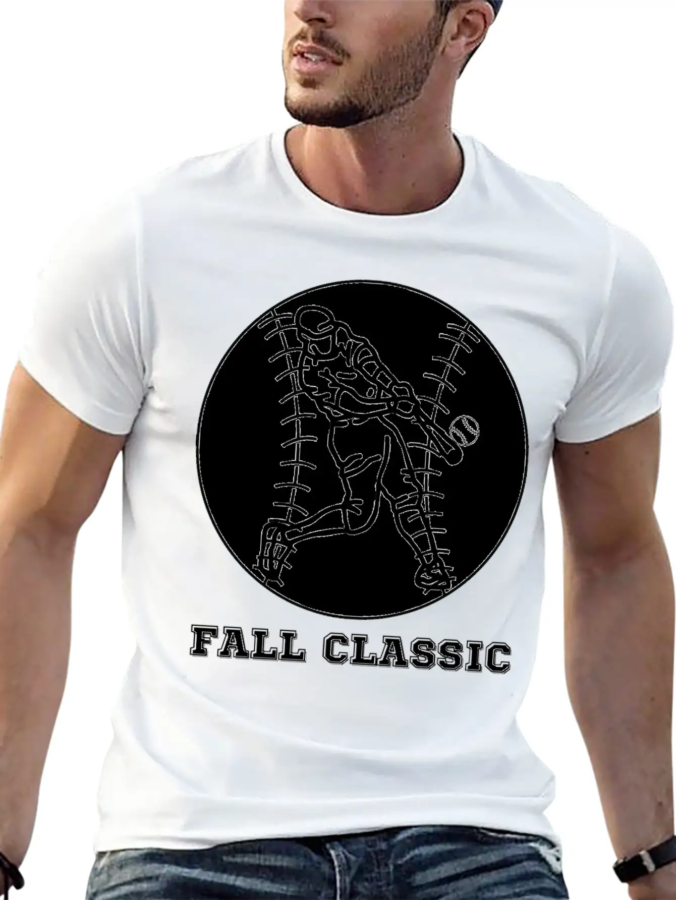 FALL CLASSIC, I LOVE BASEBAL. Unisex Casual T-Shirt – Clean Design For Daily Comfort
