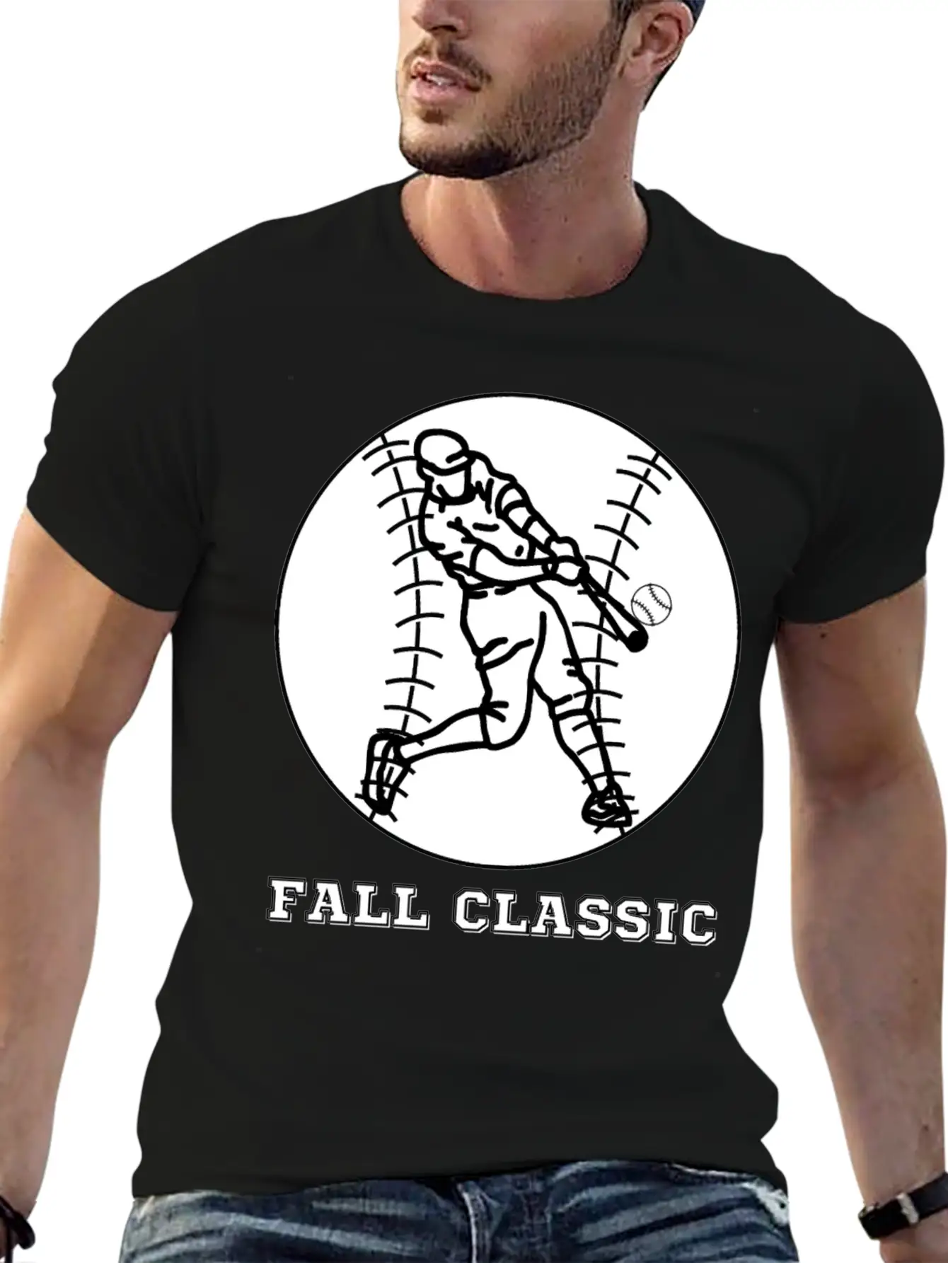 FALL CLASSIC, I LOVE BASEBAL. Unisex Casual T-Shirt – Clean Design For Daily Comfort