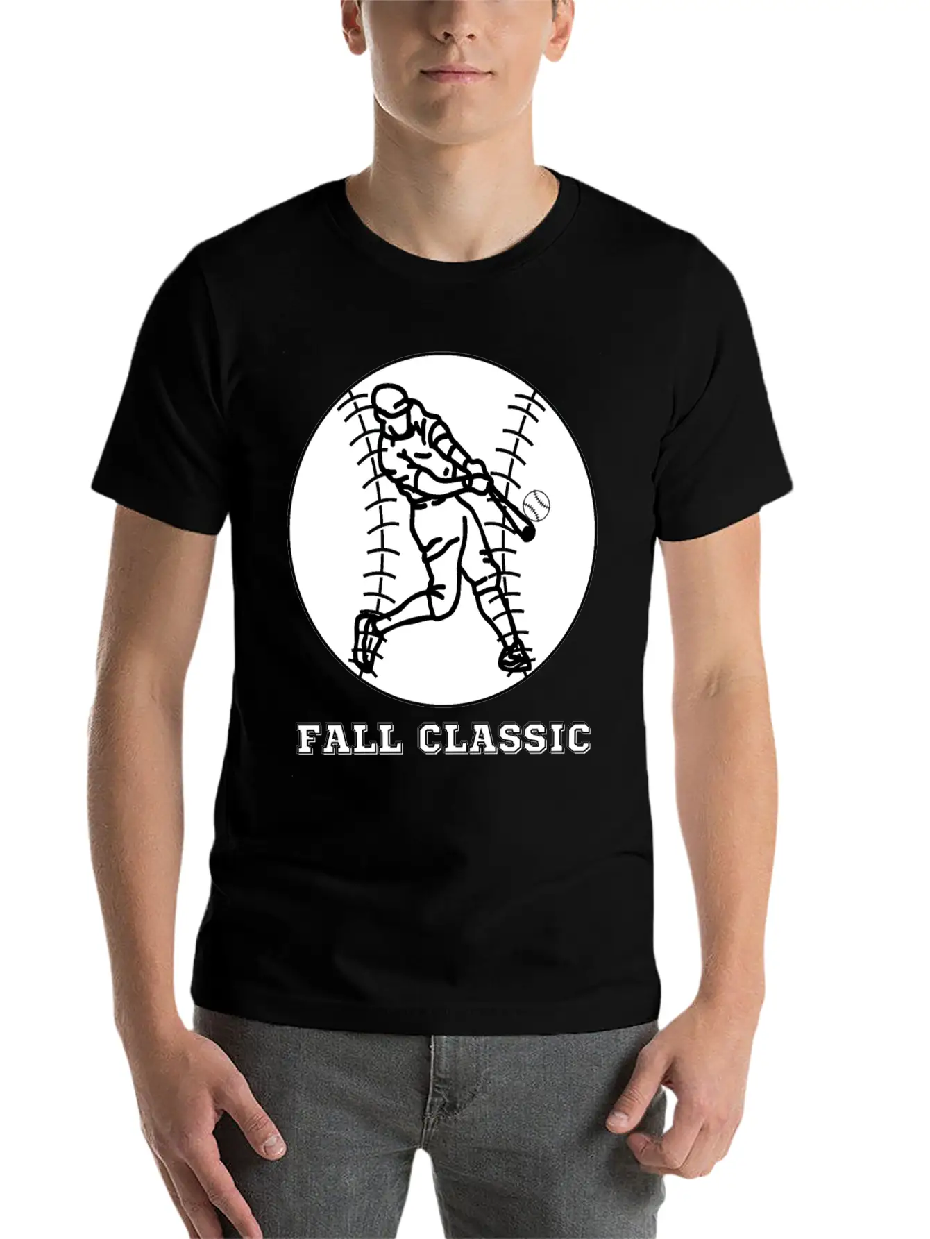 FALL CLASSIC, I LOVE BASEBAL. Unisex Casual T-Shirt – Clean Design For Daily Comfort