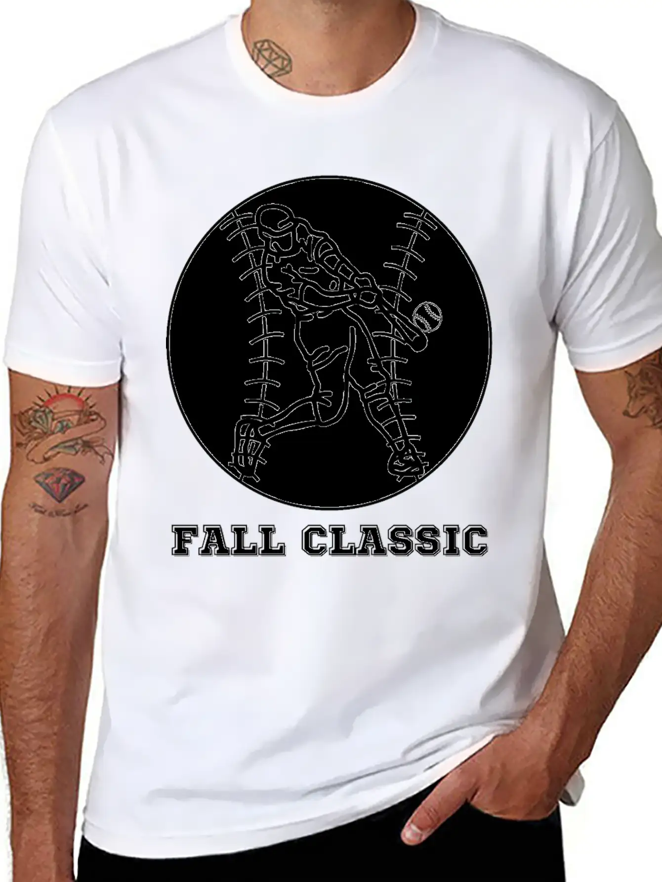 FALL CLASSIC, I LOVE BASEBAL. Unisex Casual T-Shirt – Clean Design For Daily Comfort